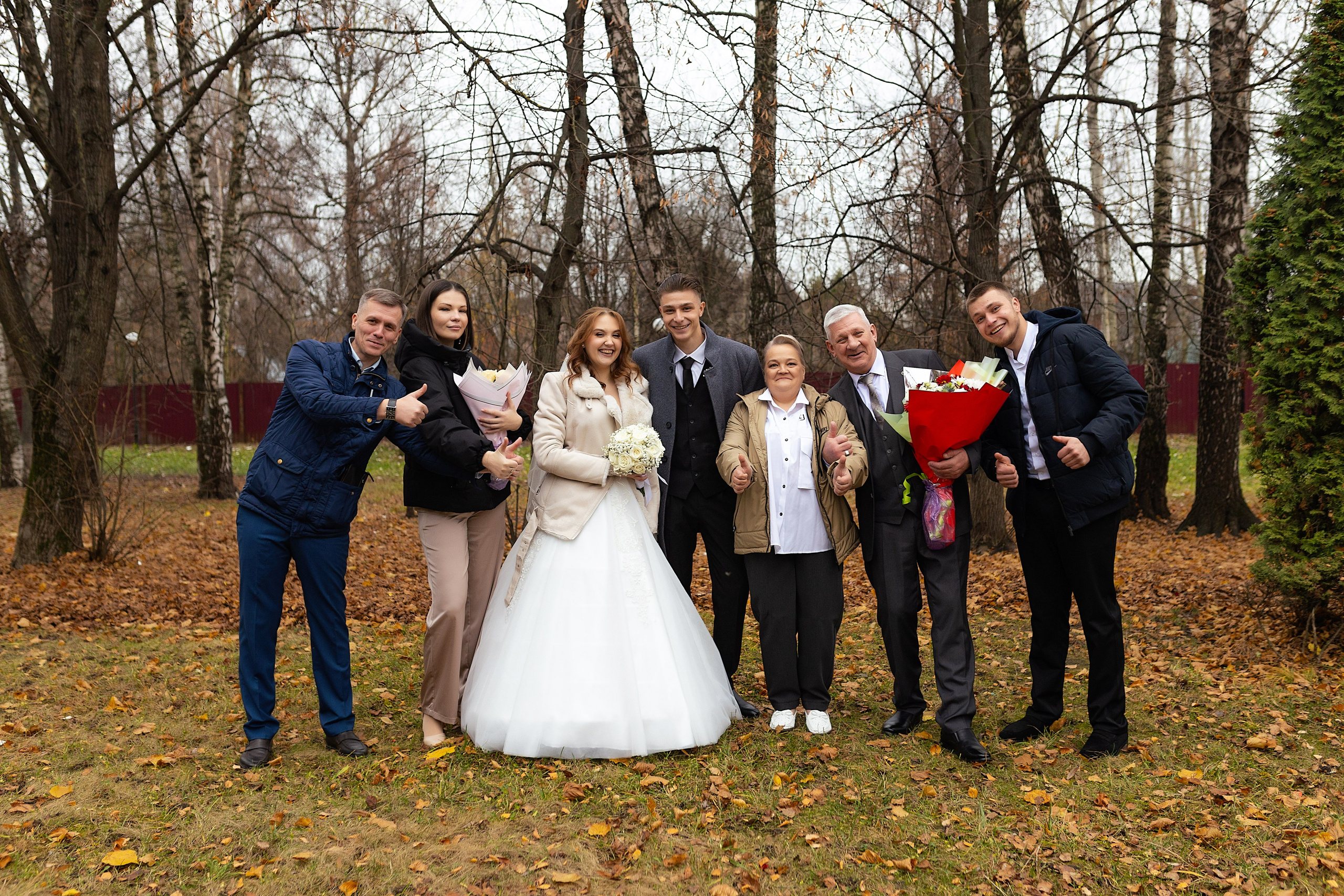 Свадебная фотосессия осенью. Фотограф в Железнодорожном и Балашихе