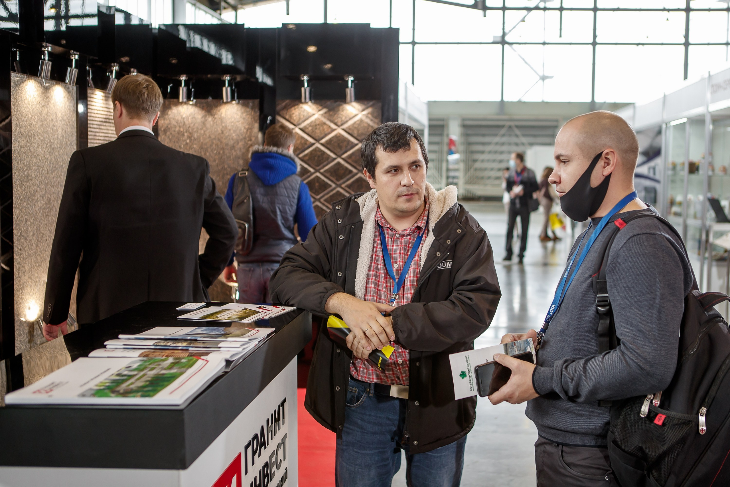 Фотосъёмка двух стендов компании «ГранитИнвест». Фотограф на выставку в Москве