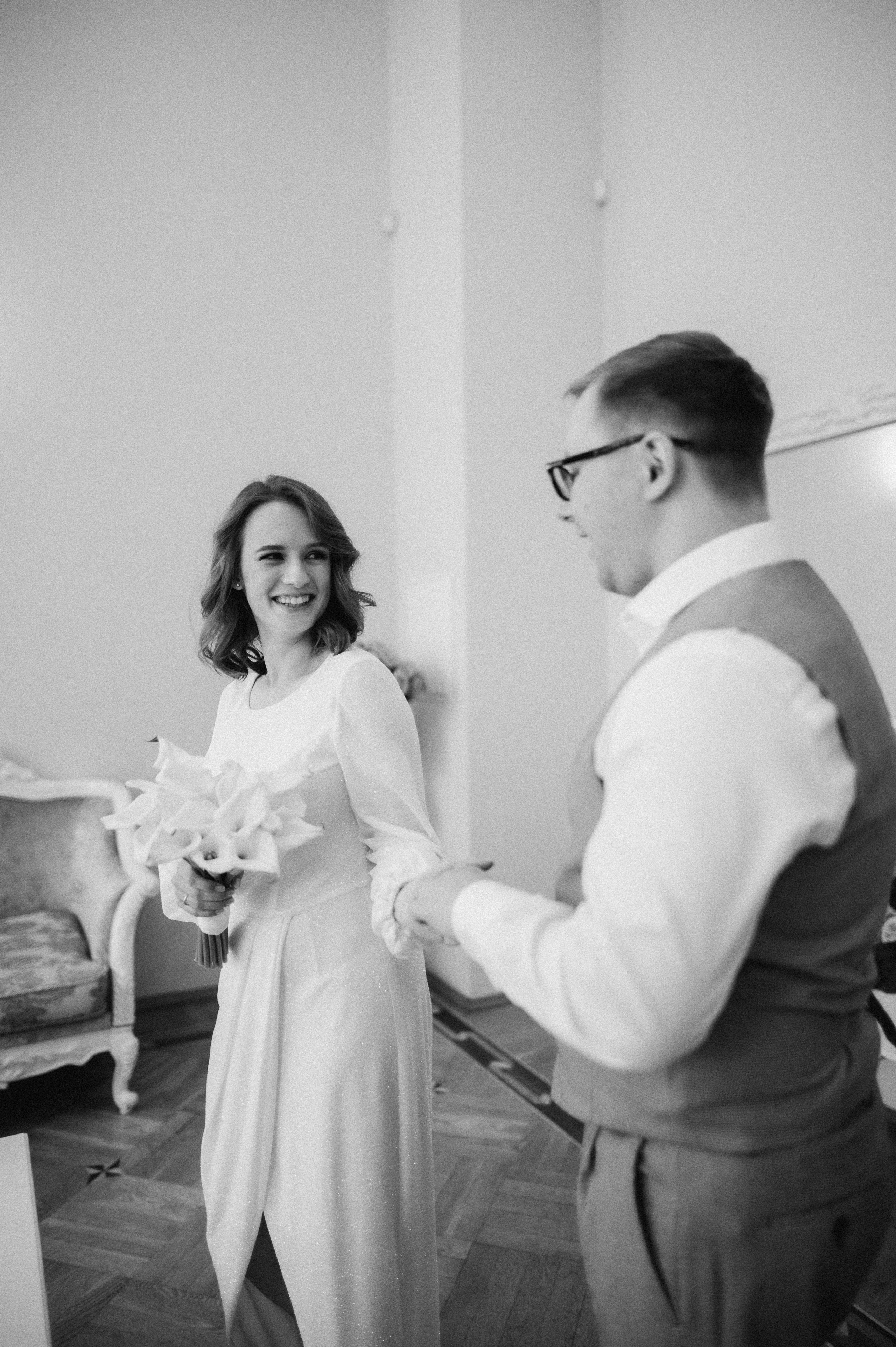 Загс+Оранжерея (камерная свадьба). Фотограф ПИТЕР СПБ Надежда Баранова