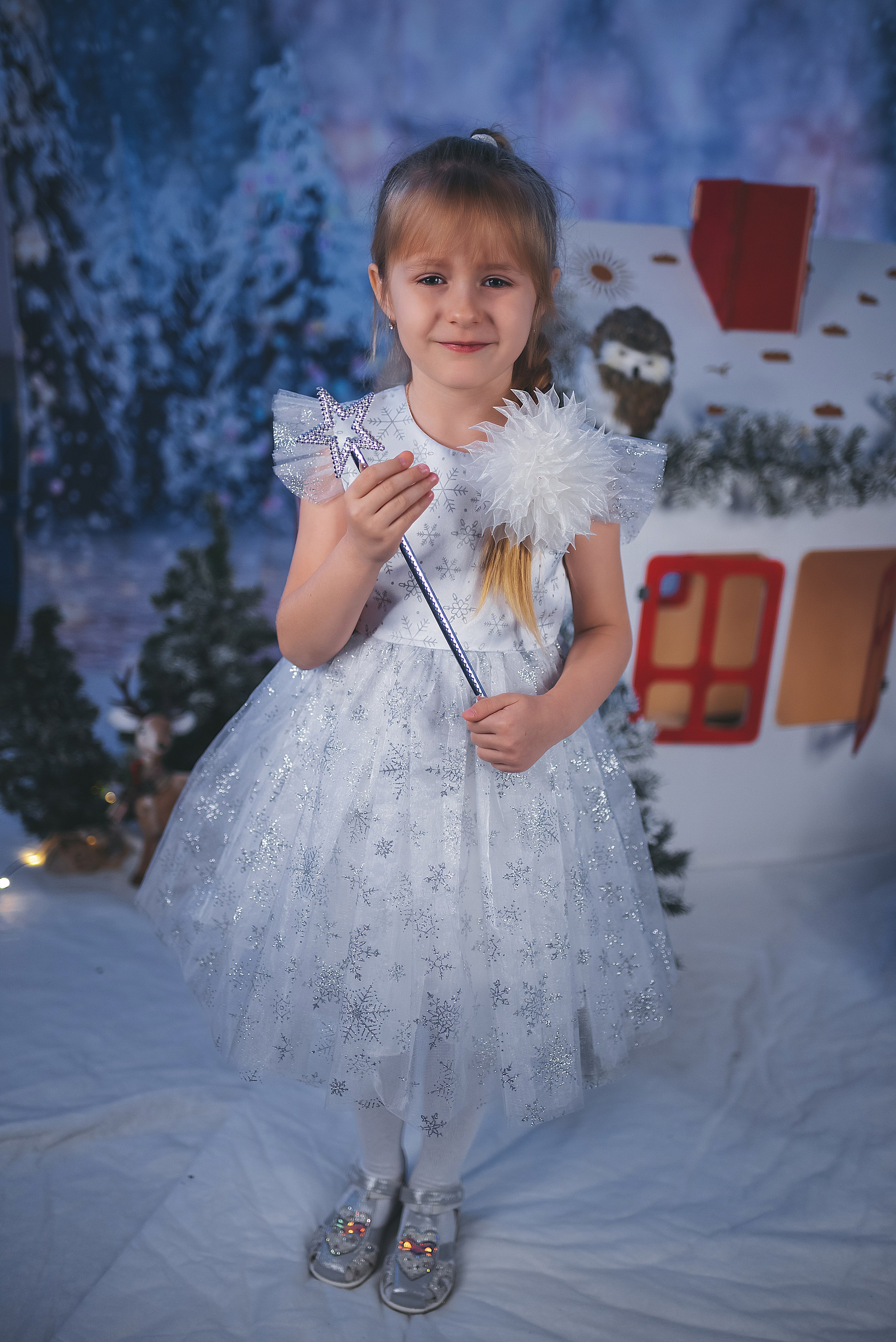 Проект «Новогодний домик». Семейный и детский фотограф в Тейково