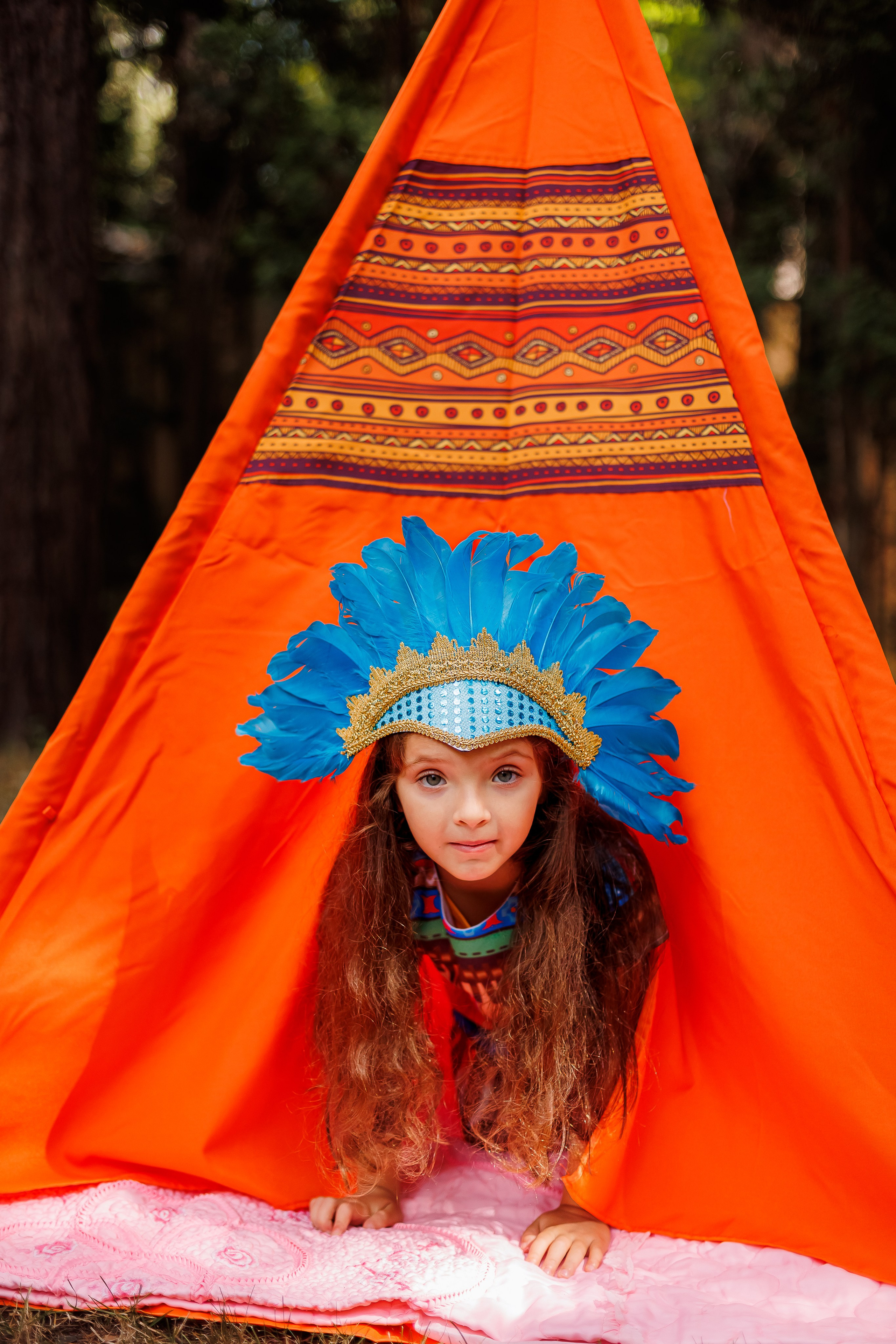День рождения Леона «Индейцы». Семейный и детский фотограф Комина Елена, Власиха, Одинцово