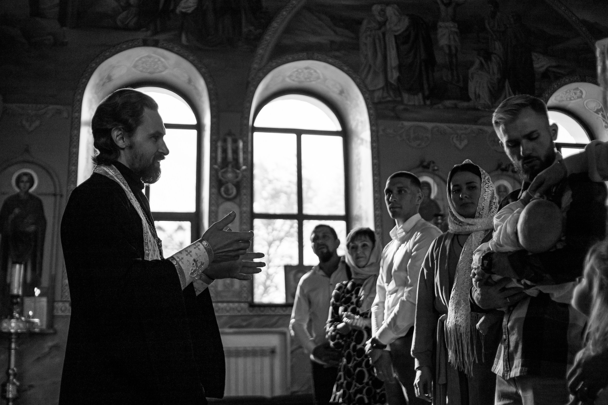 Крещение Матвея. Семейный фотограф в Волгодонске Краченцева Анна