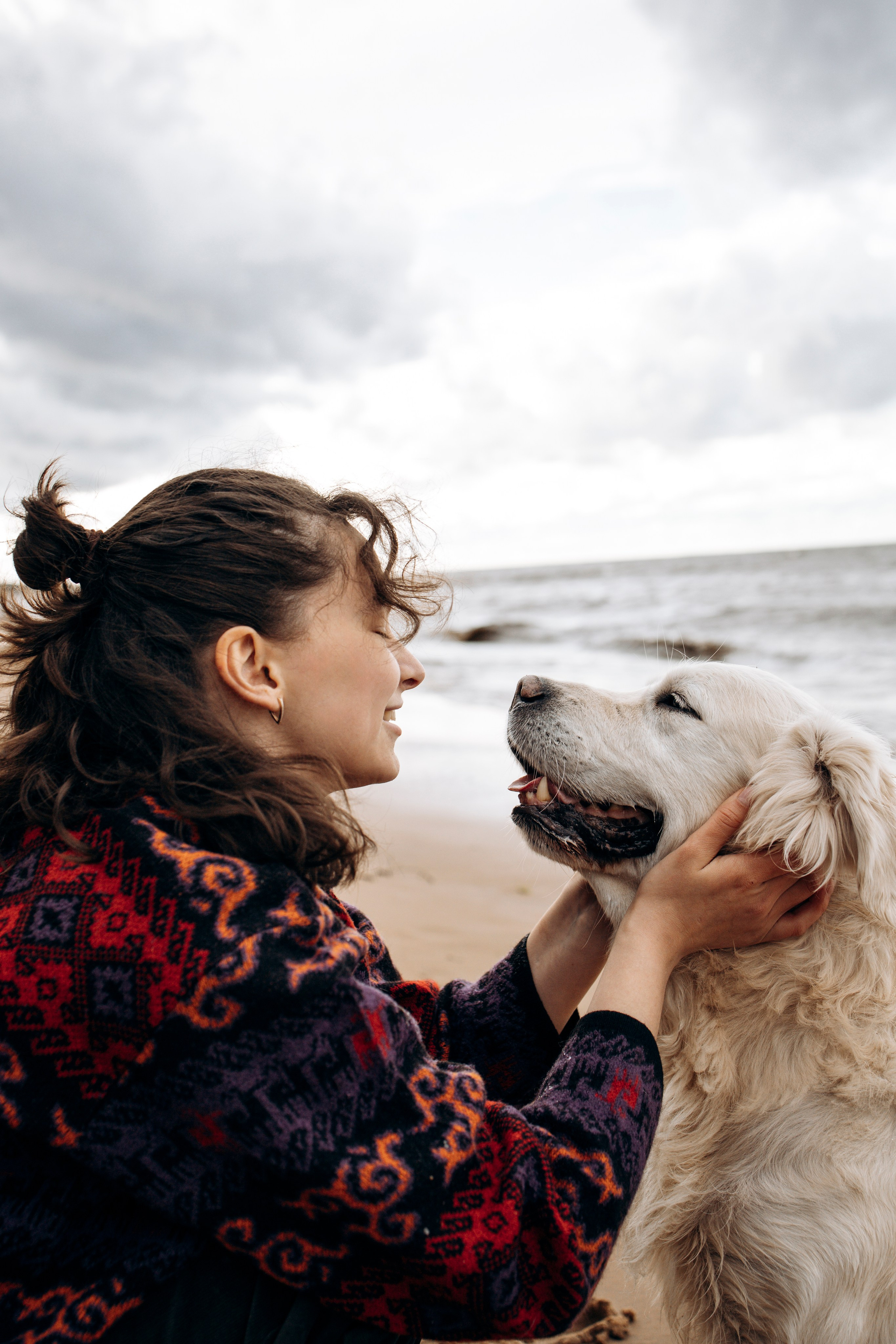 Прогулка Насти с Арчи и Арагоном. Фотограф-анималист в Санкт-Петеребурге Титова Алиса