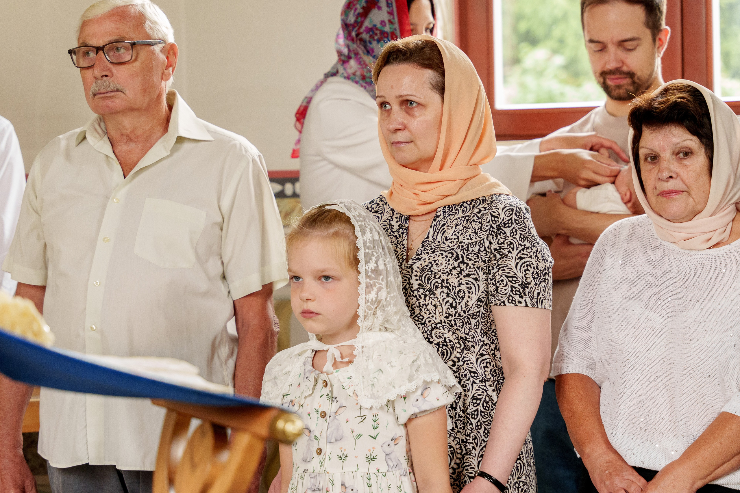 Крещение Полины. Фотограф Юлия Попова