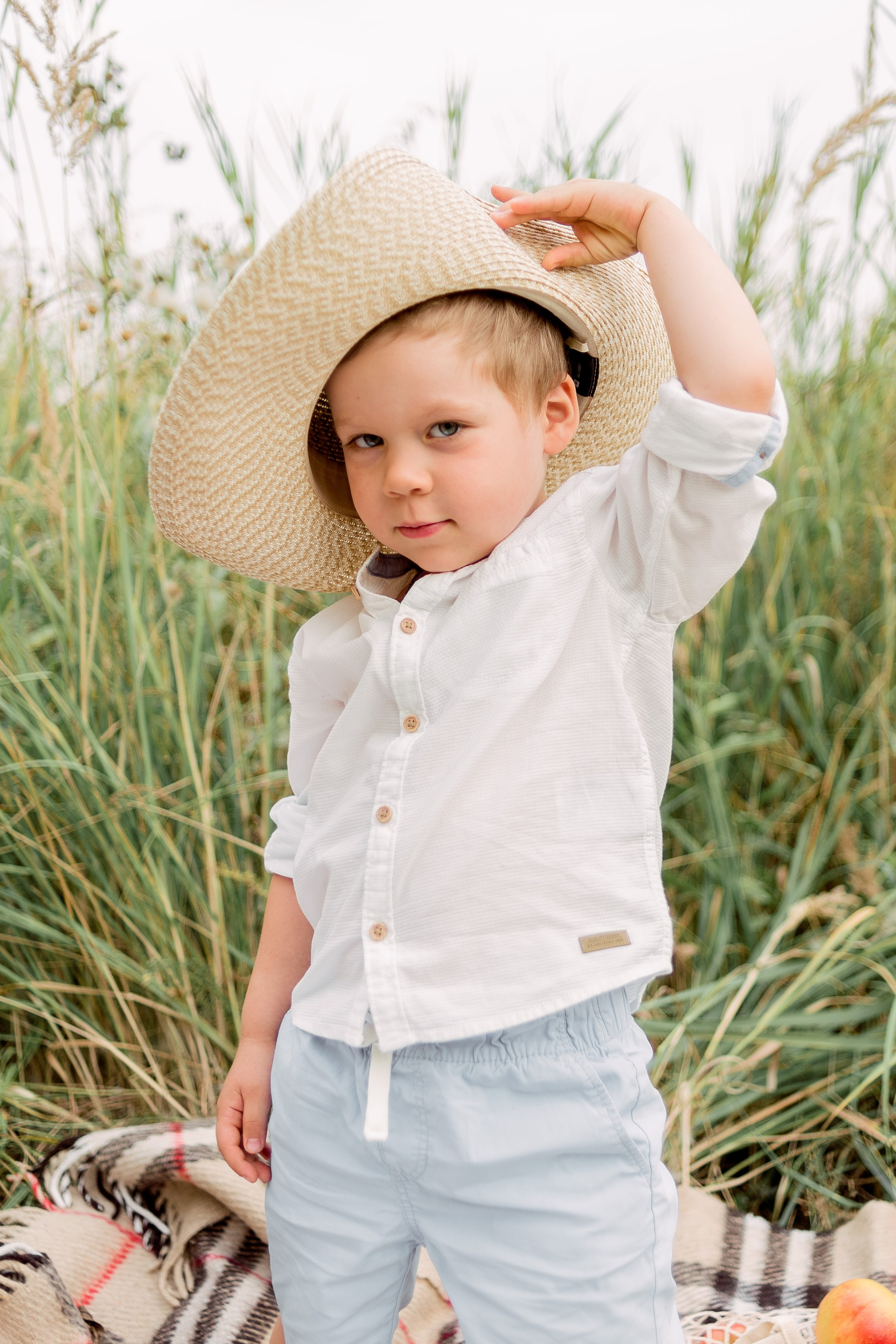 В поле. Фотограф Юлия Попова