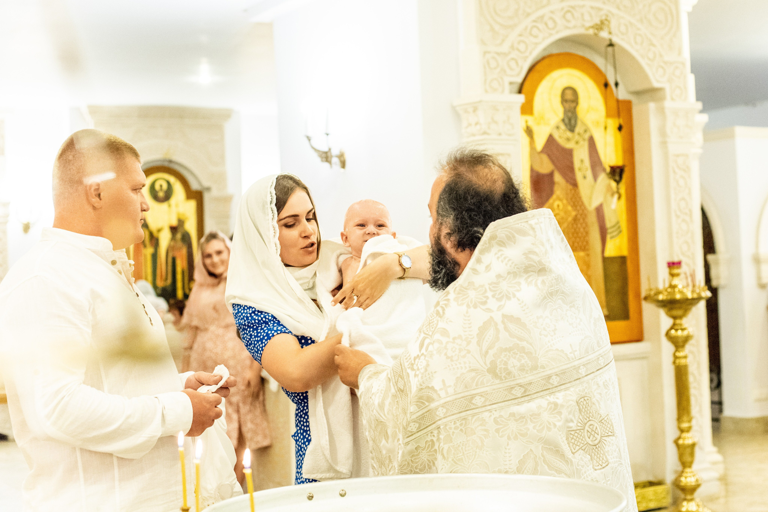 Крещении Ксении. Фотограф Юлия Попова