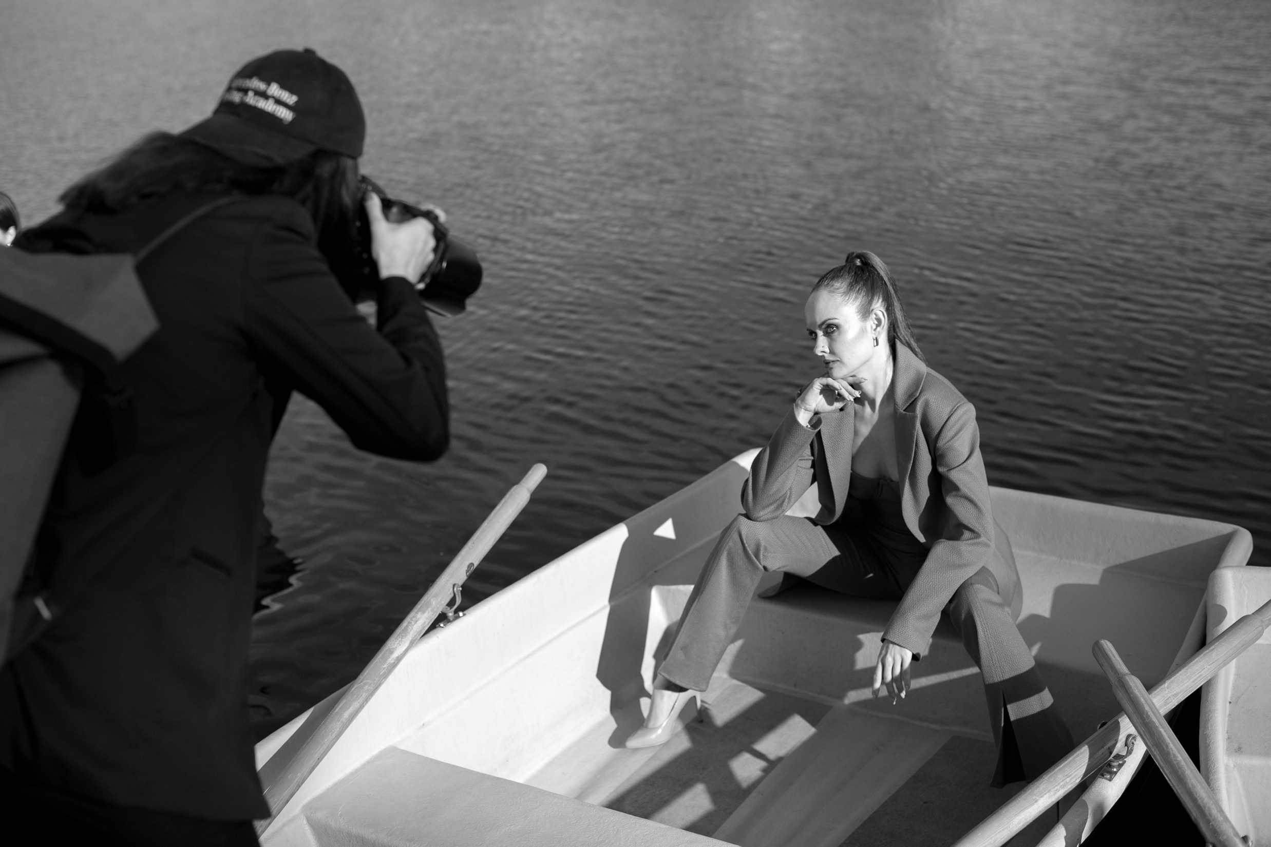 Показ на воде. Свадебный и портретный фотограф Москва