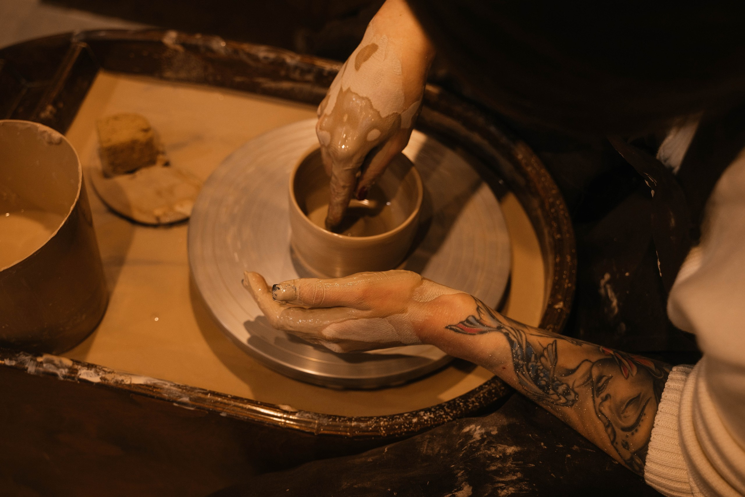 День рождения в гончарной мастерской. Свадебный, семейный фотограф в Рязани Лена Брант