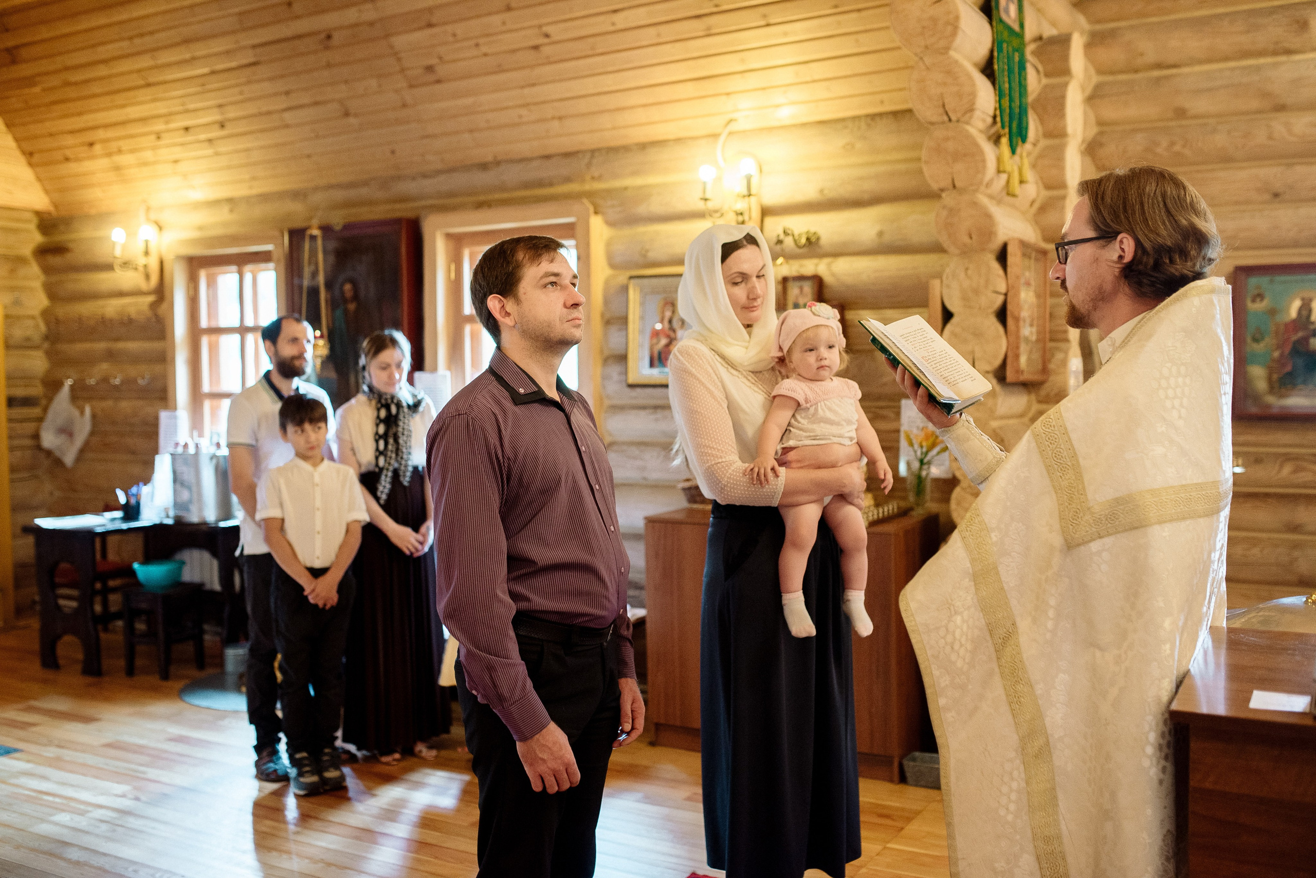 Крещение Глашеньки. Фотограф Мария Стрелкова