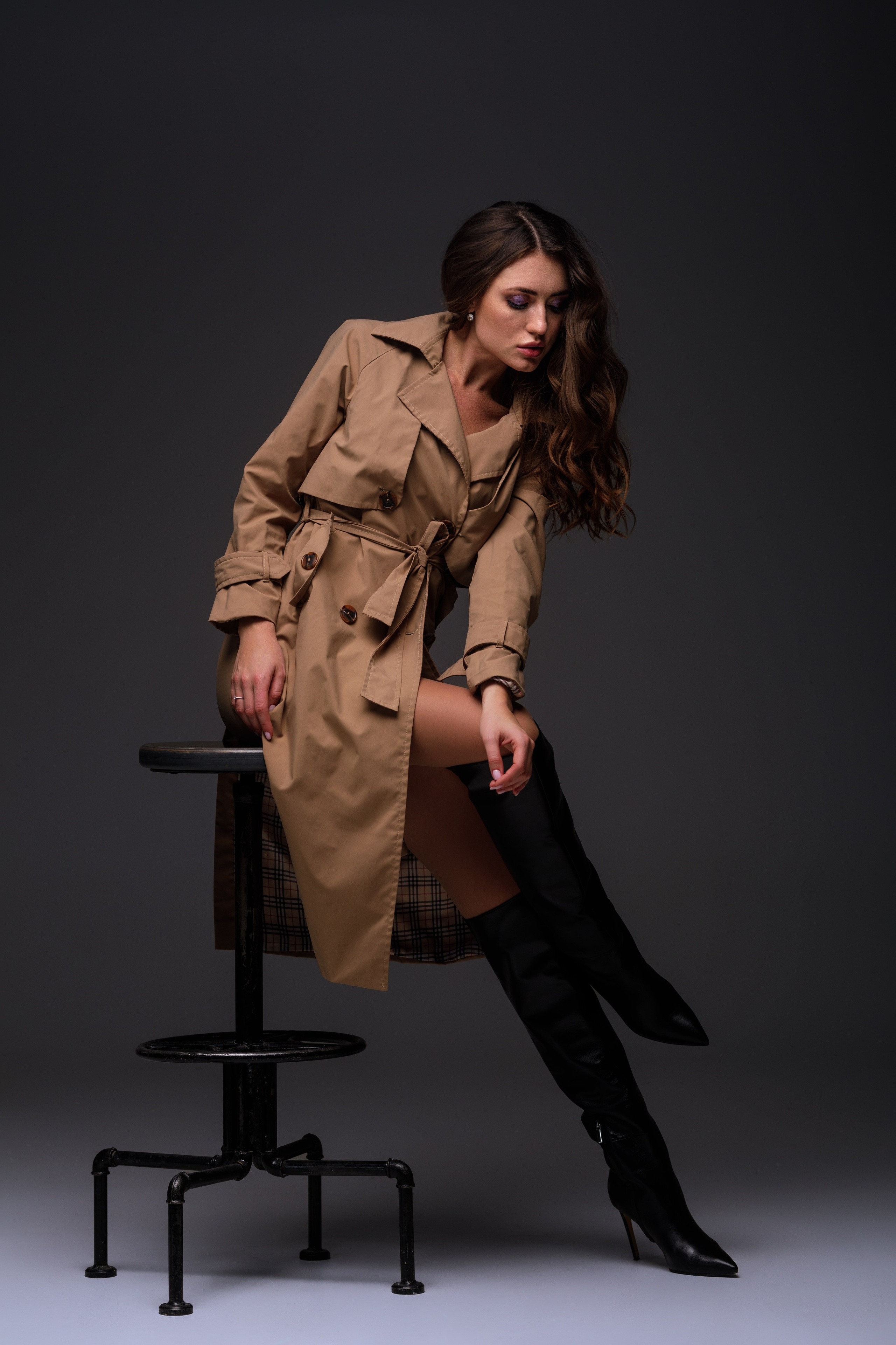 Фотосет в студии на циклораме с Анастсией в формате для «себя»