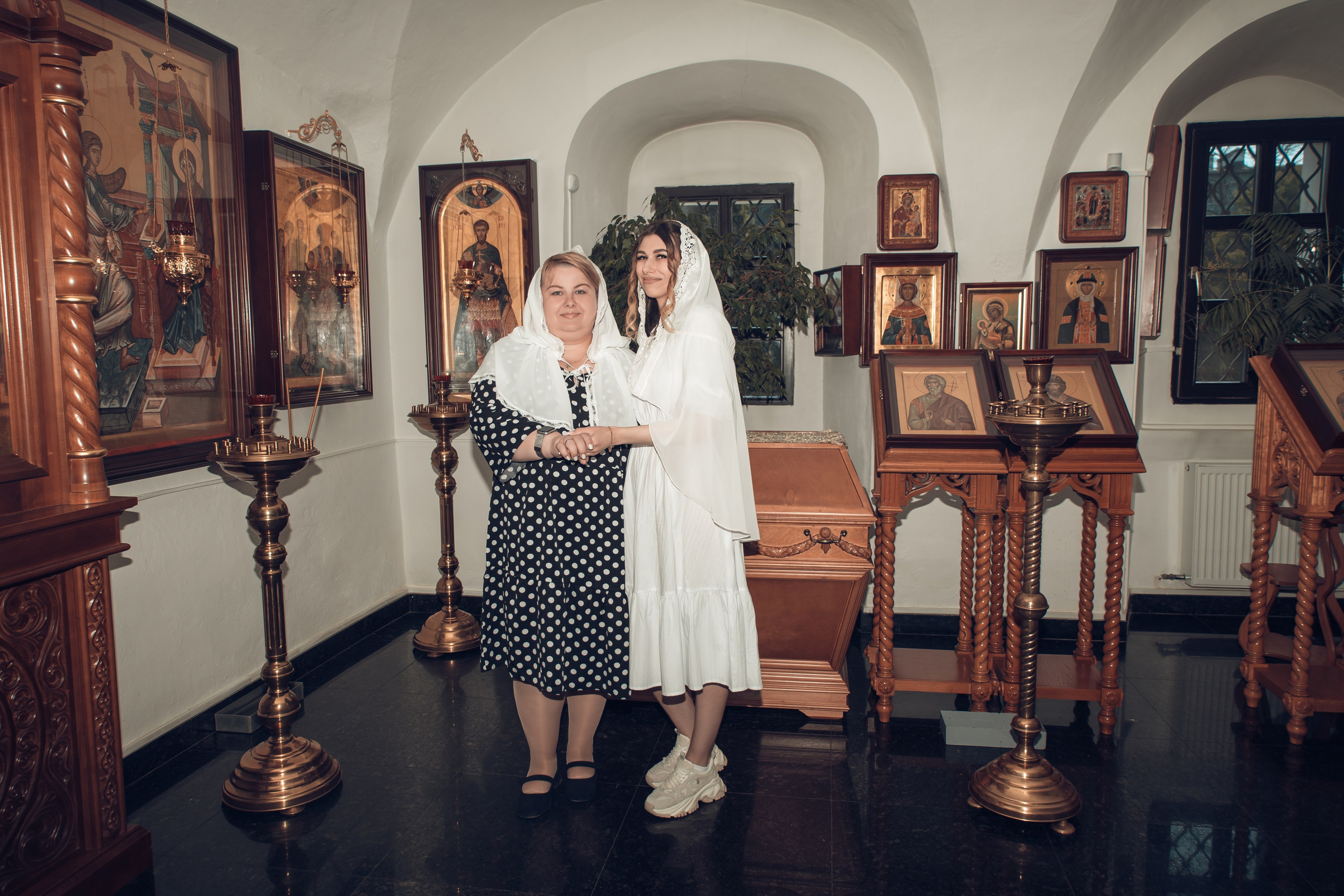 Таинство Крещения Киры. Благовещенская церковь. Семейный фотограф в Рязани и Рязанской области