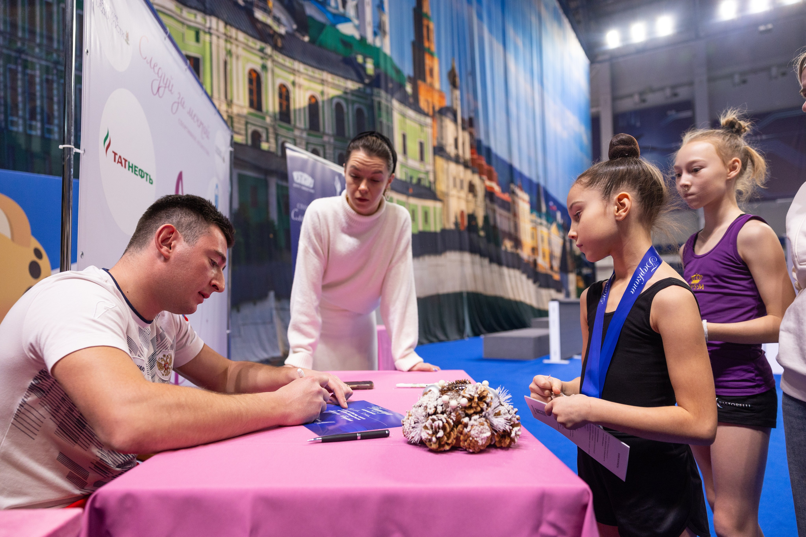 Мастер класс хореографа сборной России по художественной гимнастике Кирилла Баркана. Спортивный репортажный фотограф Казань Нафис Сиразетдинов