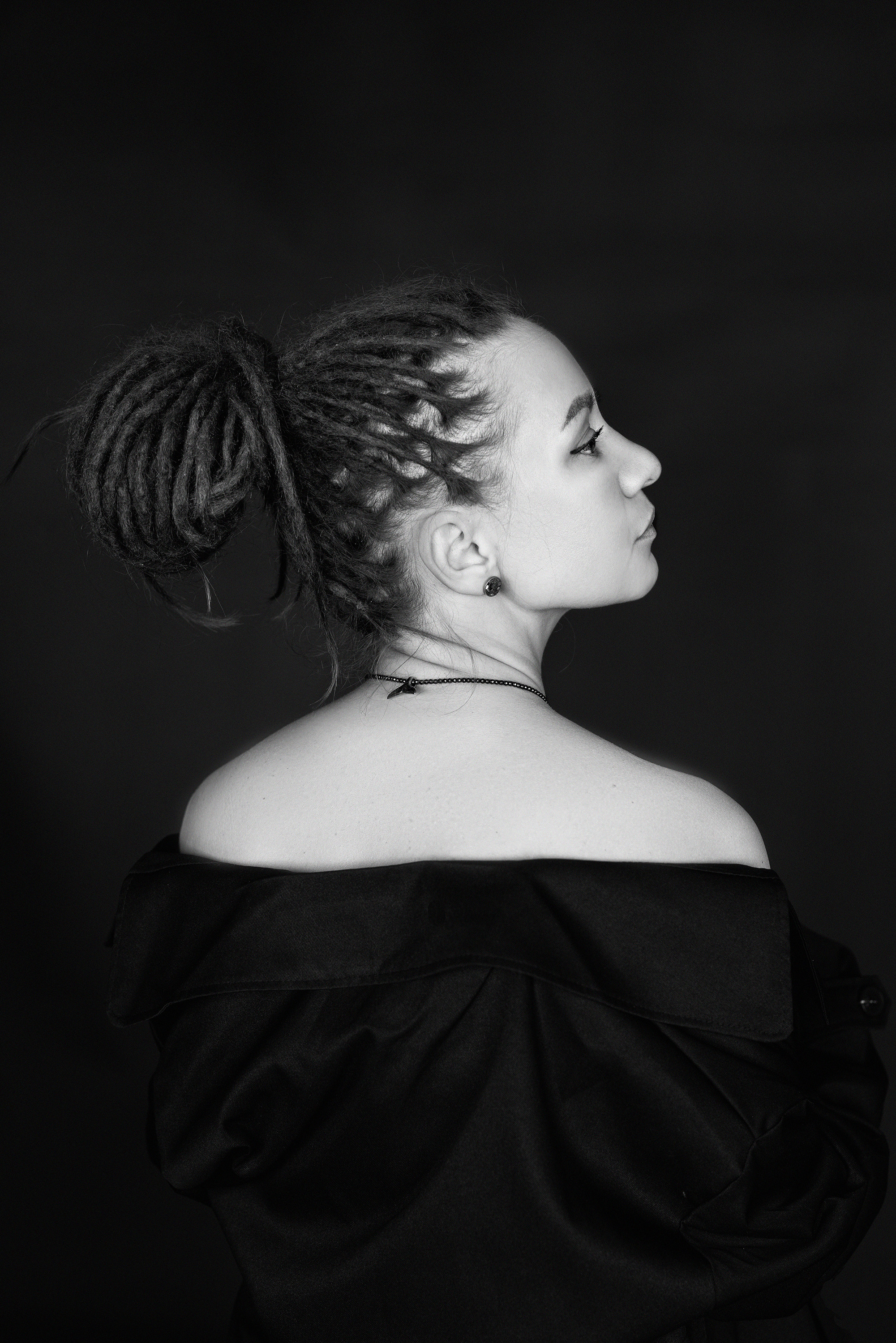 Черное пальто. Фотограф в Москве Ольга Олейникова