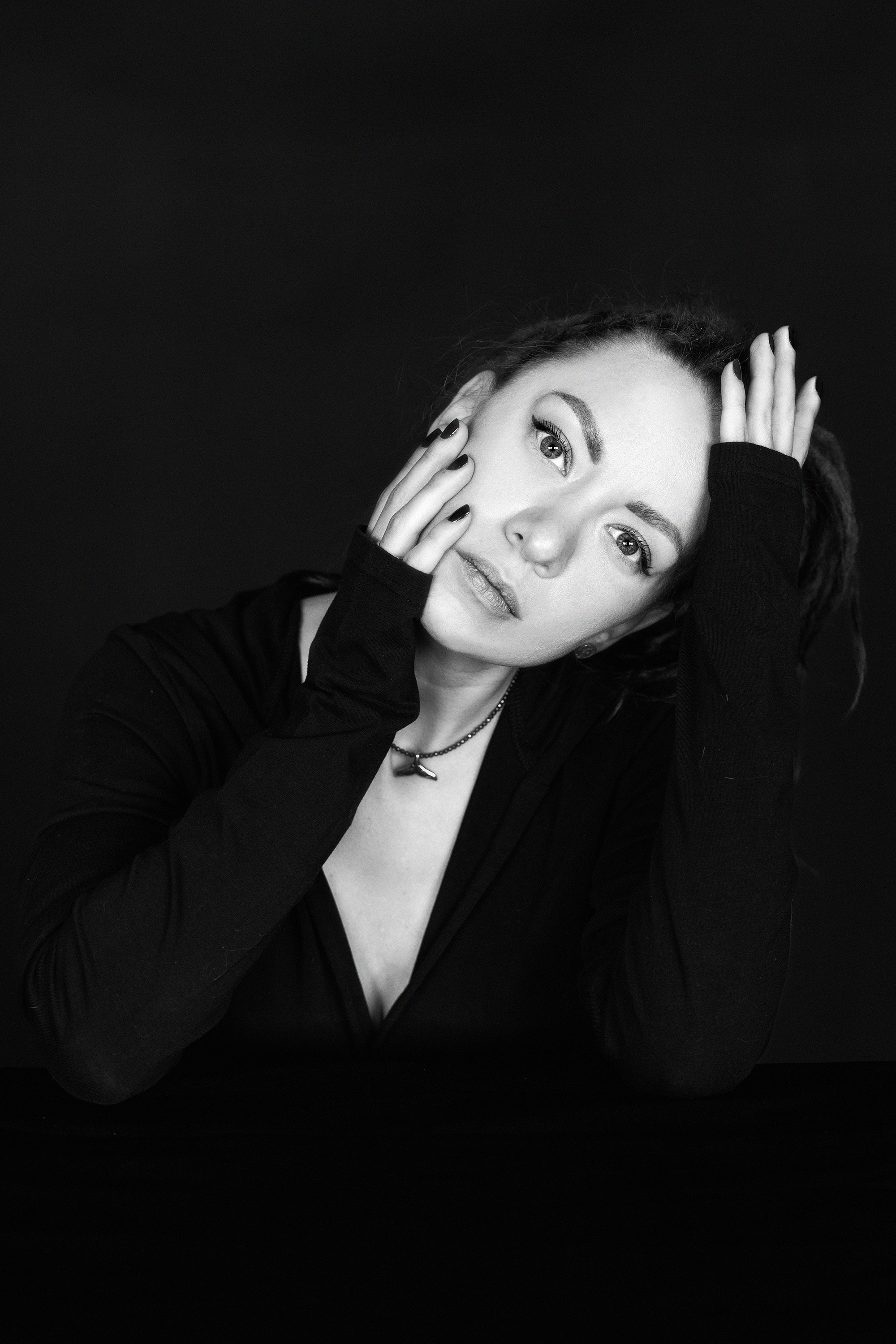 Черное пальто. Фотограф в Москве Ольга Олейникова