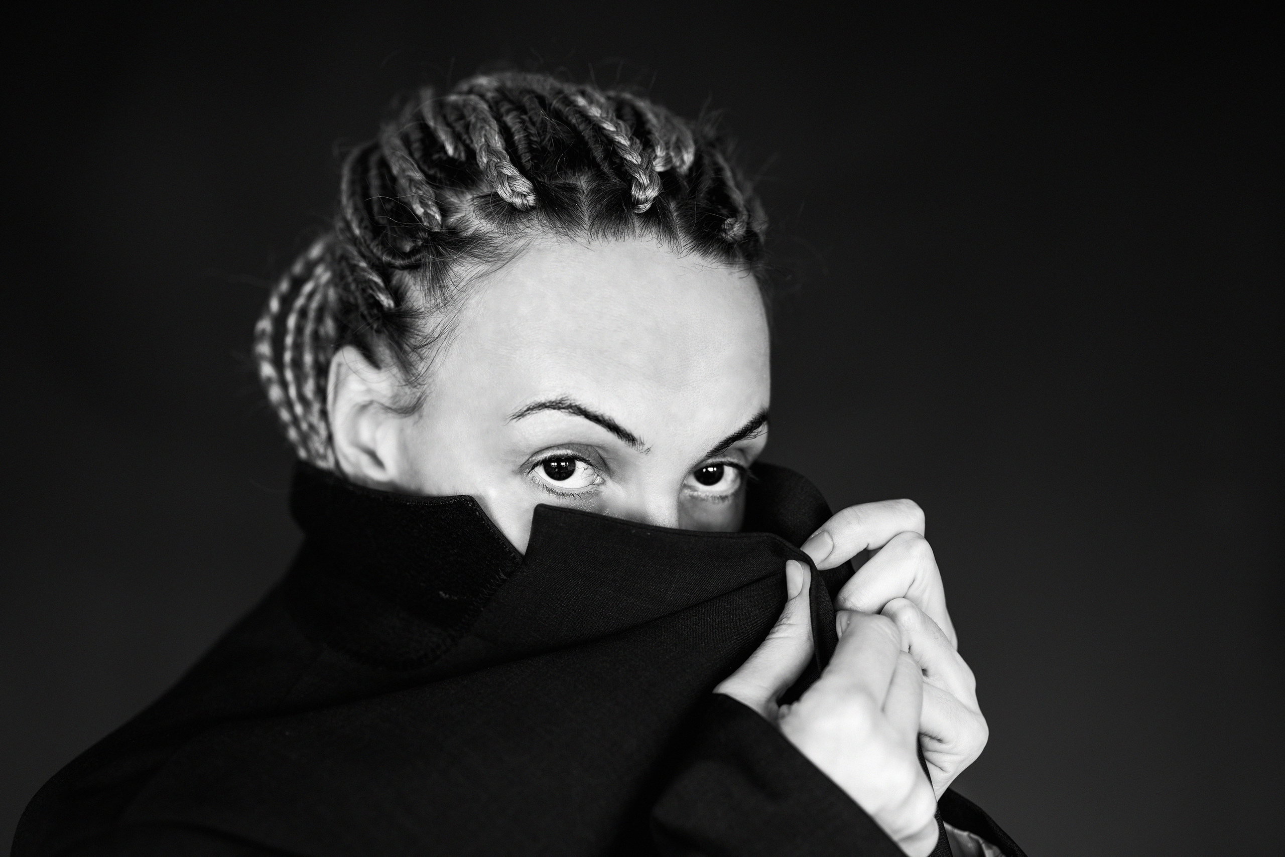 Черное пальто. Фотограф в Москве Ольга Олейникова