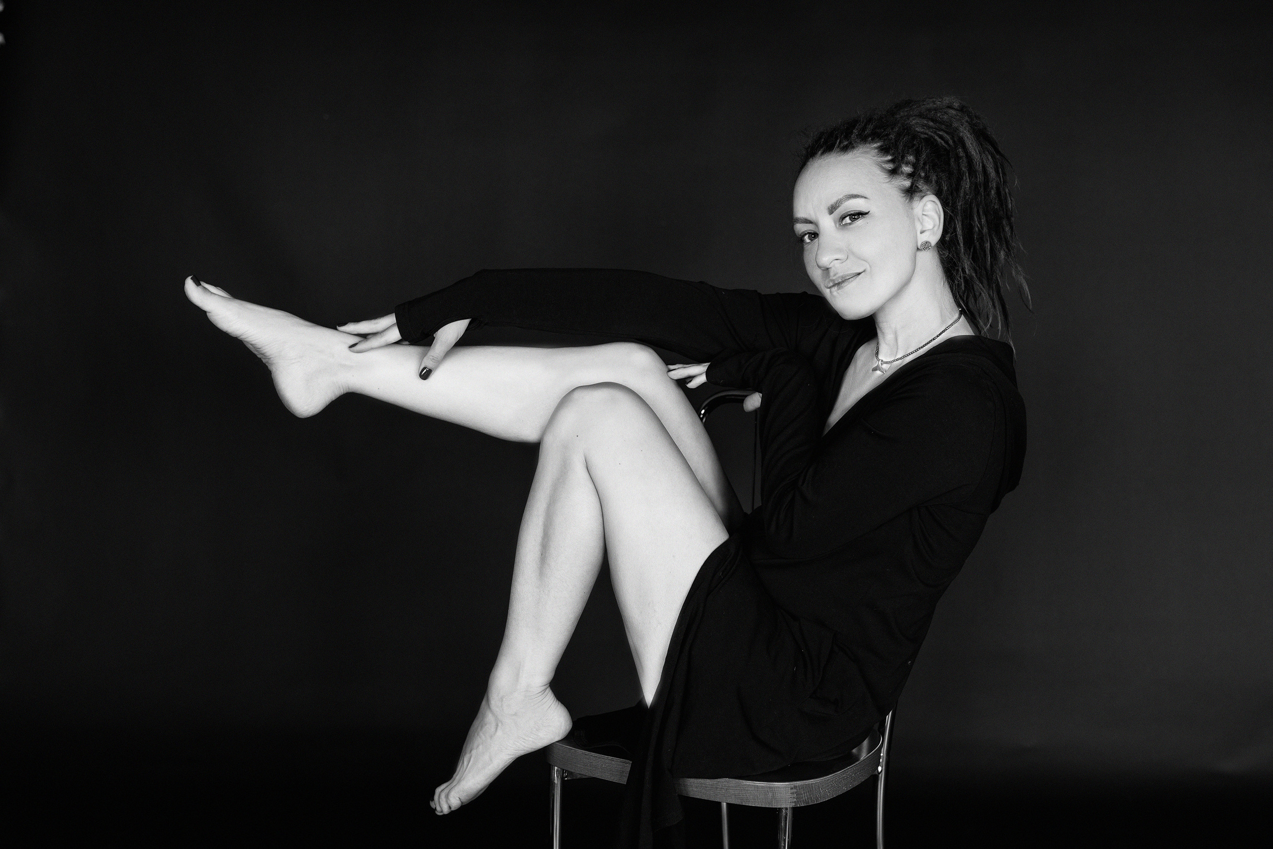 Черное пальто. Фотограф в Москве Ольга Олейникова