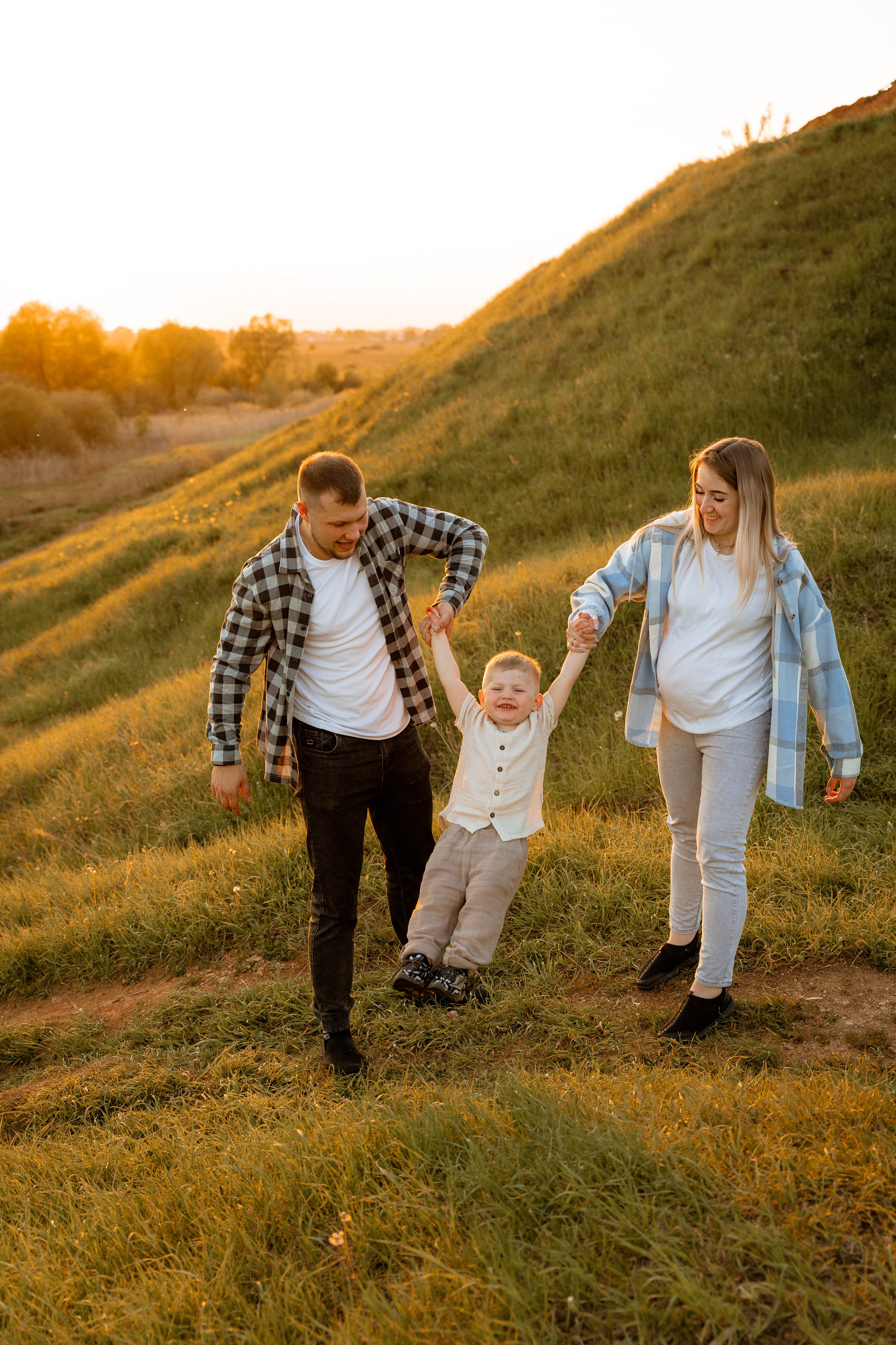 Ольга с семьёй июнь 2023 год. Свадебный и семейный фотограф Кристина Лисина в Арзамасе