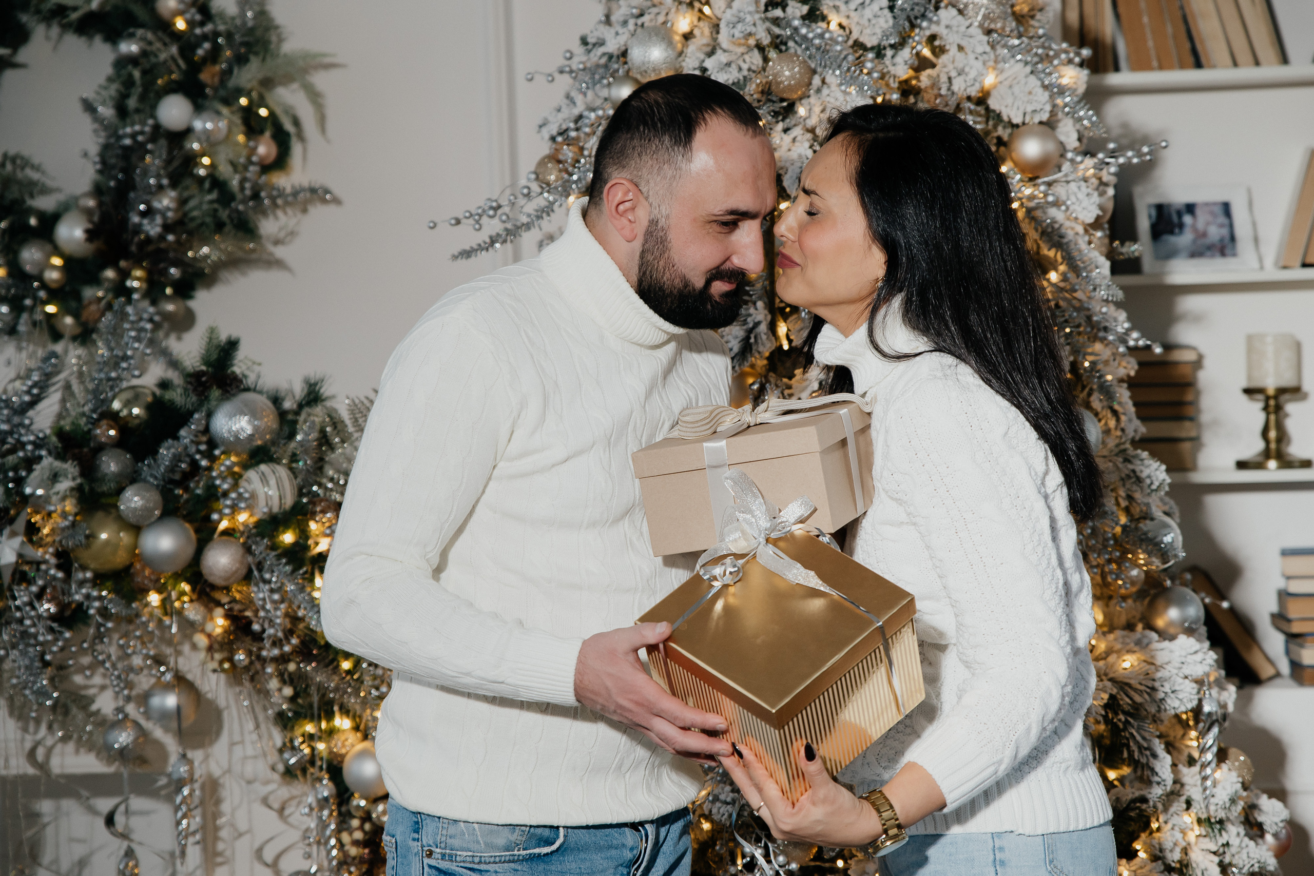 СЕМЕЙНАЯ НОВОГОДНЯЯ ФОТОСЕССИЯ СЕМЬЯ ГУСЕЙНОВЫХ. Саенко Людмила Фотограф из Тулы