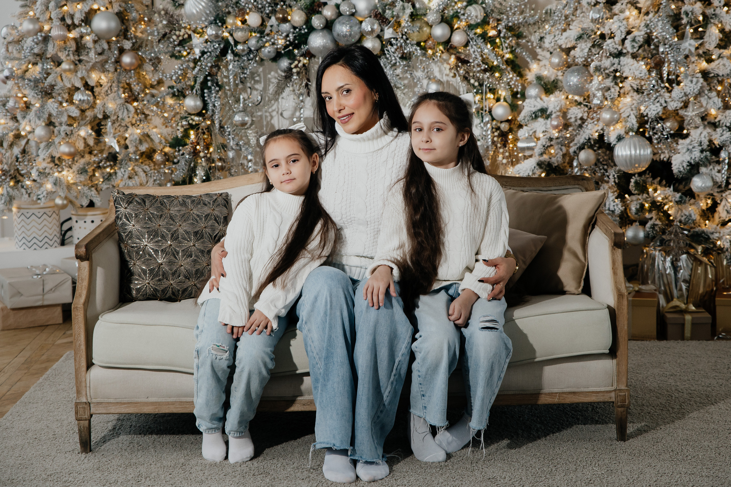 СЕМЕЙНАЯ НОВОГОДНЯЯ ФОТОСЕССИЯ СЕМЬЯ ГУСЕЙНОВЫХ. Саенко Людмила Фотограф из Тулы