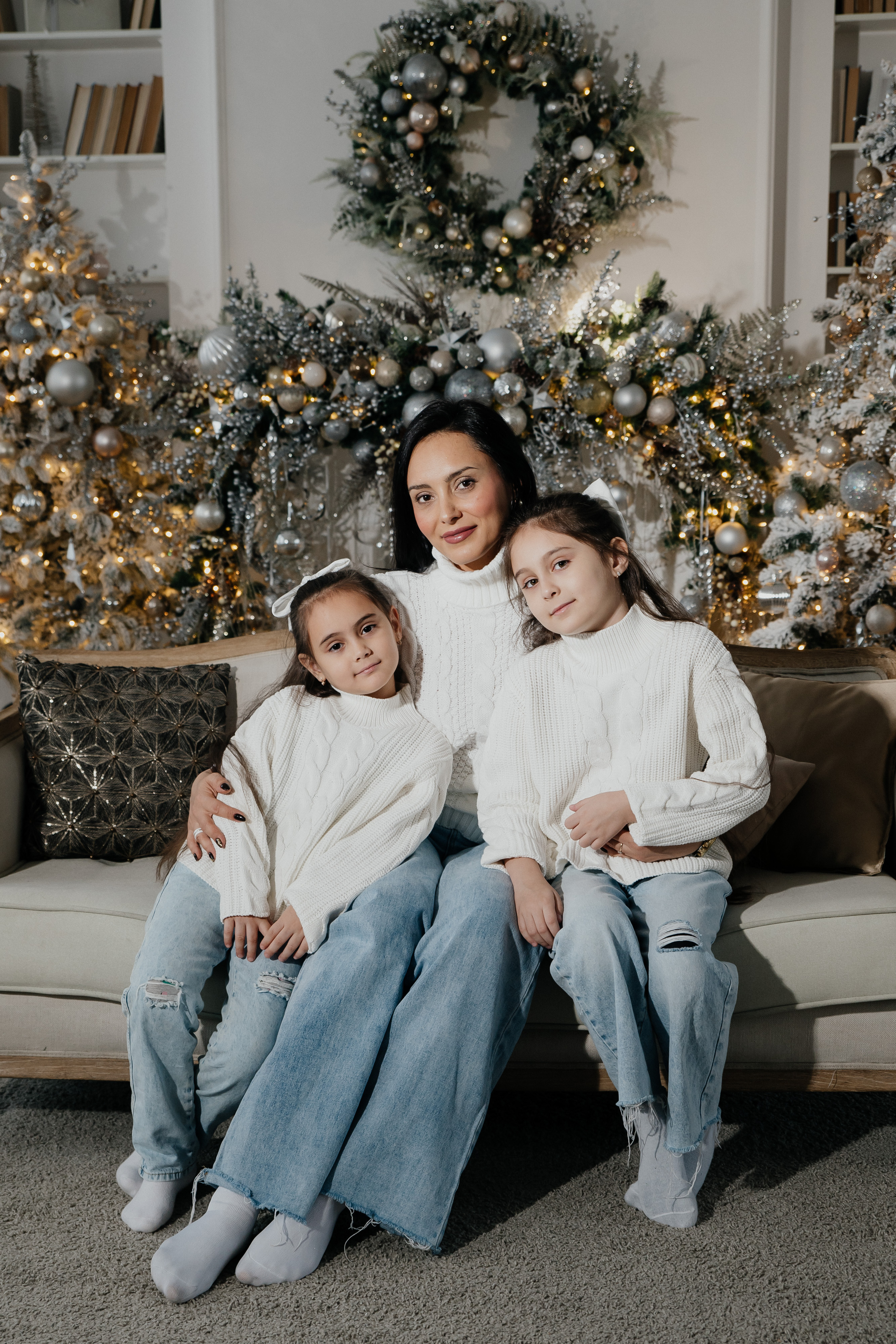 СЕМЕЙНАЯ НОВОГОДНЯЯ ФОТОСЕССИЯ СЕМЬЯ ГУСЕЙНОВЫХ. Саенко Людмила Фотограф из Тулы