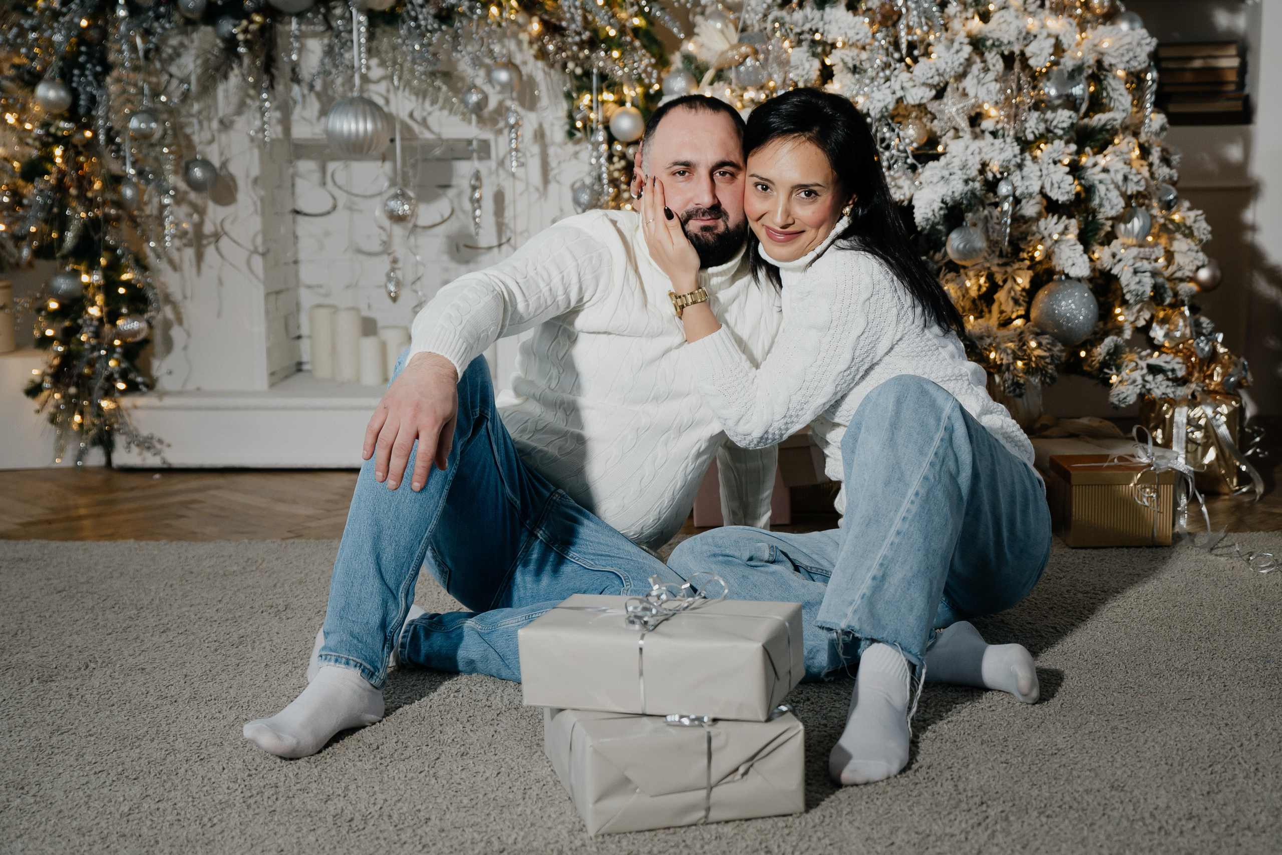 СЕМЕЙНАЯ НОВОГОДНЯЯ ФОТОСЕССИЯ СЕМЬЯ ГУСЕЙНОВЫХ. Саенко Людмила Фотограф из Тулы