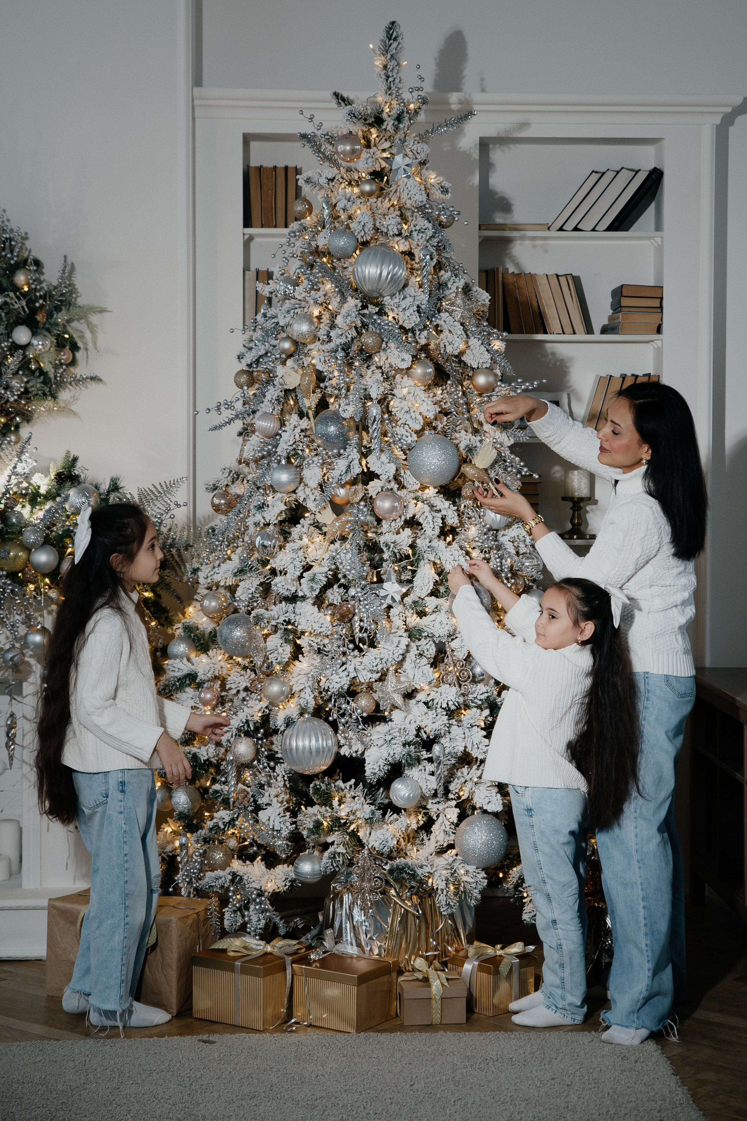 СЕМЕЙНАЯ НОВОГОДНЯЯ ФОТОСЕССИЯ СЕМЬЯ ГУСЕЙНОВЫХ. Саенко Людмила Фотограф из Тулы