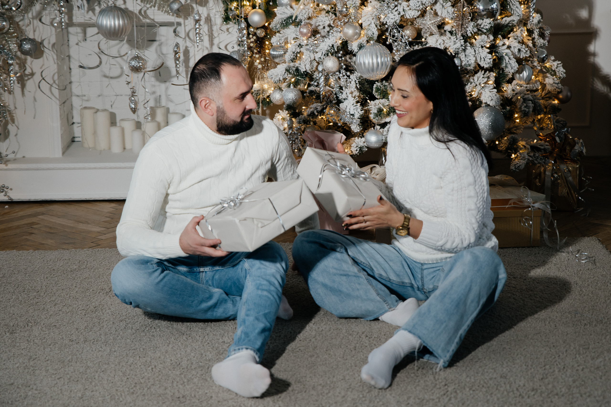 СЕМЕЙНАЯ НОВОГОДНЯЯ ФОТОСЕССИЯ СЕМЬЯ ГУСЕЙНОВЫХ. Саенко Людмила Фотограф из Тулы