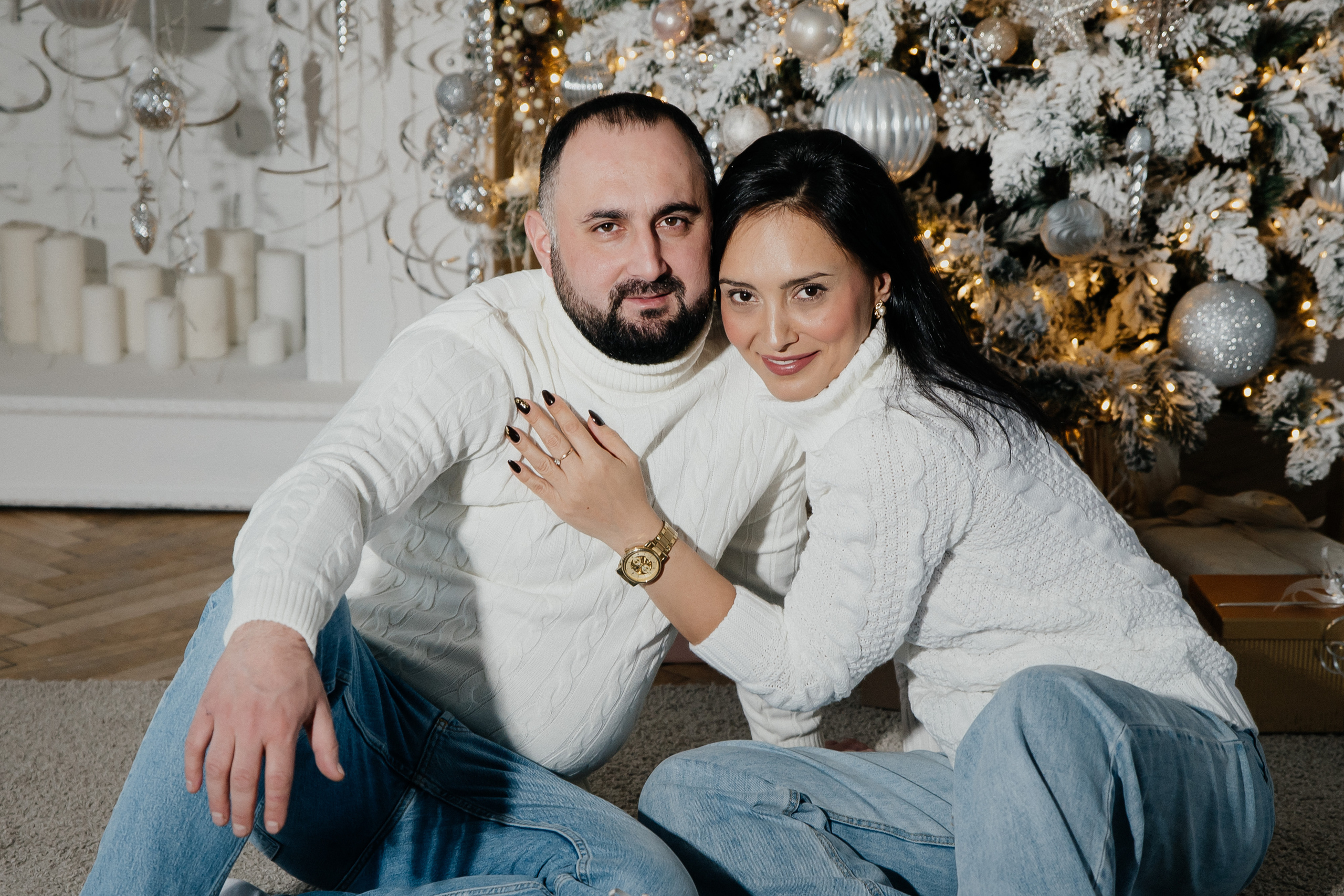 СЕМЕЙНАЯ НОВОГОДНЯЯ ФОТОСЕССИЯ СЕМЬЯ ГУСЕЙНОВЫХ. Саенко Людмила Фотограф из Тулы