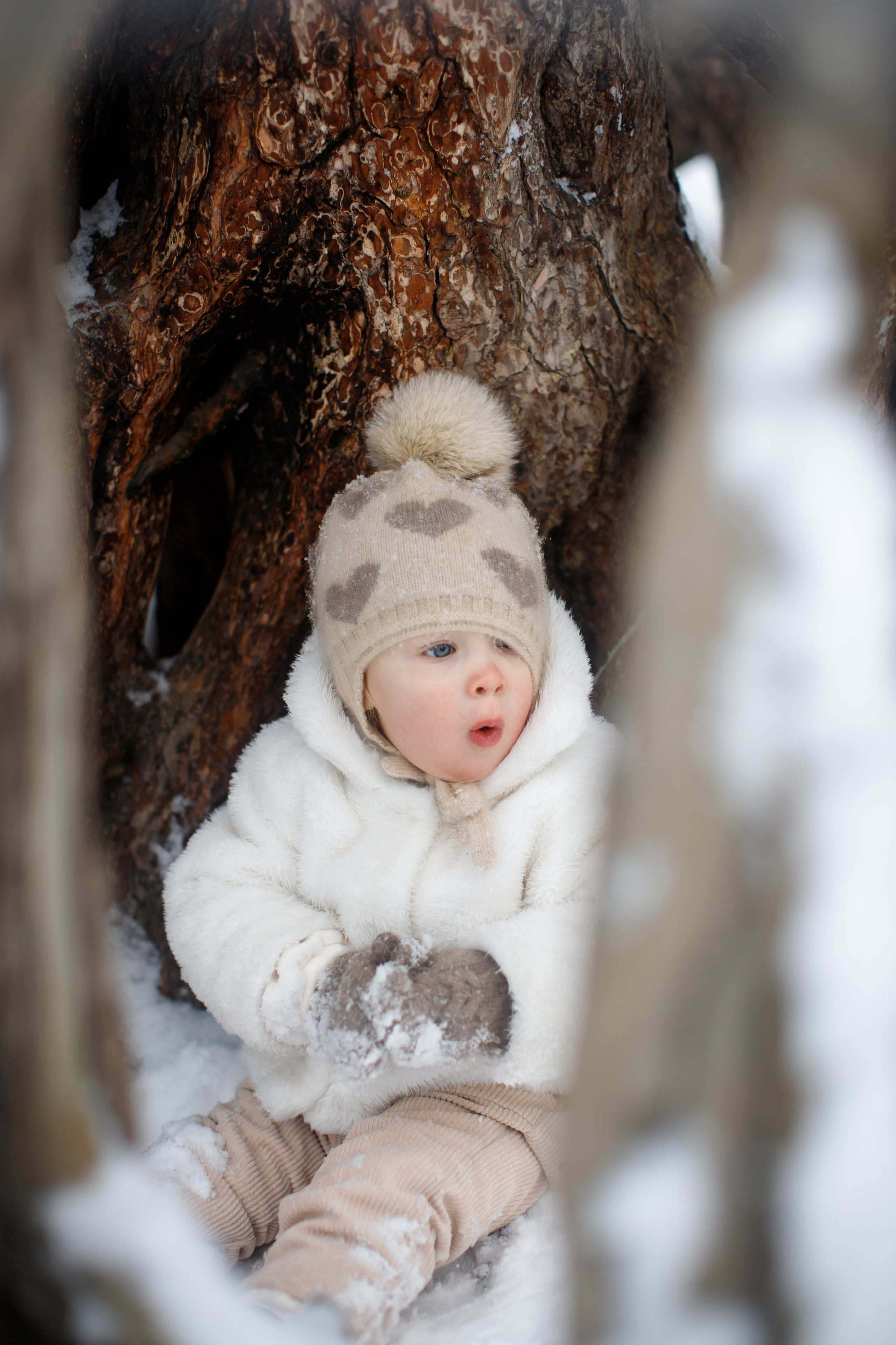 Зимние объятия. Детский и семейный фотограф Мария Киселёва. Москва