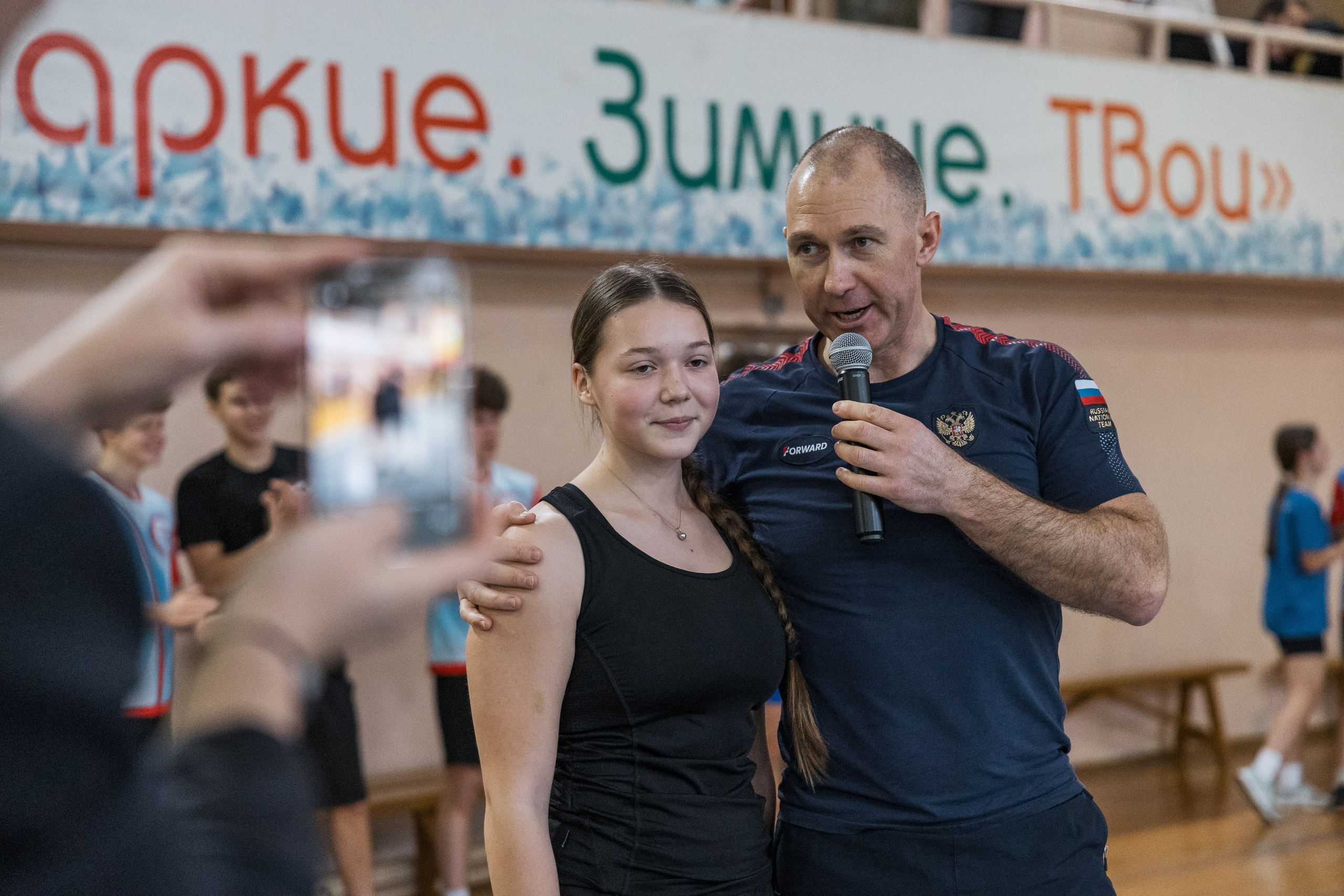 Встреча с Олимпийским чемпионом. Событийный фотограф Климовский Егор