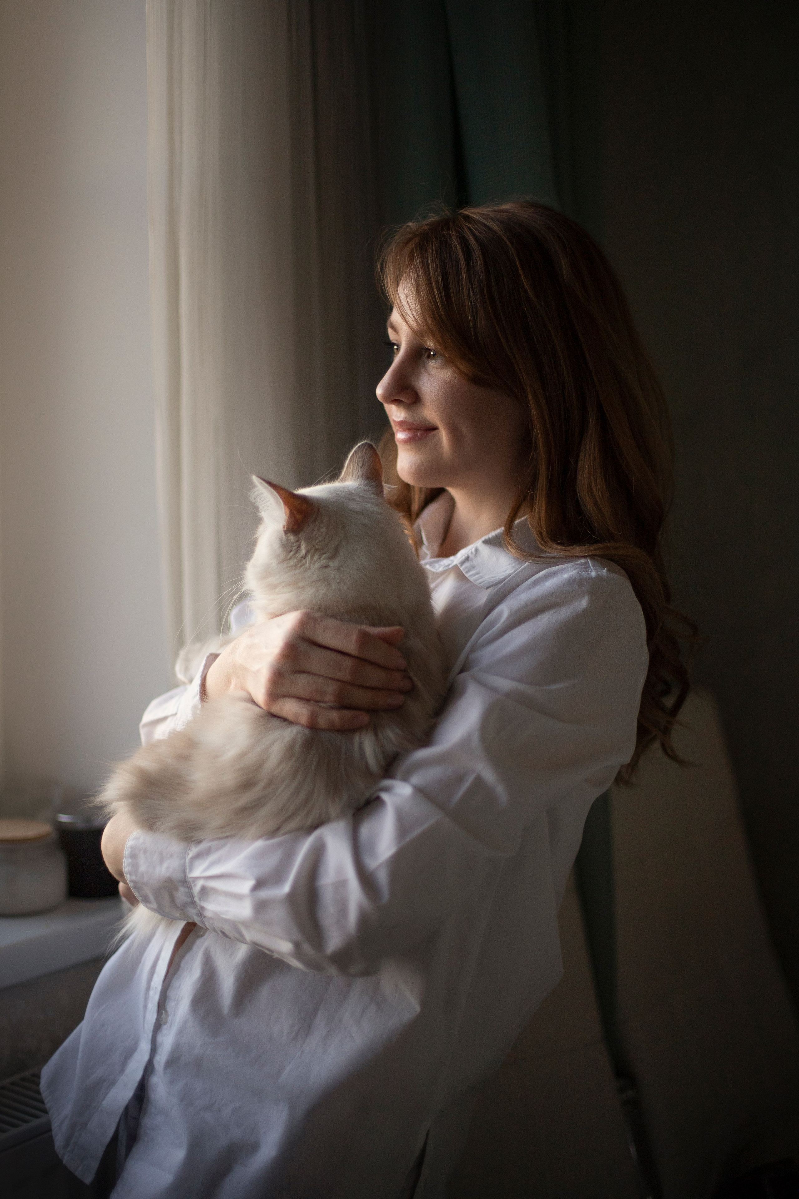 Даша, мама и пушистый кот. Детский и семейный фотограф Софья Пузикова | УФА