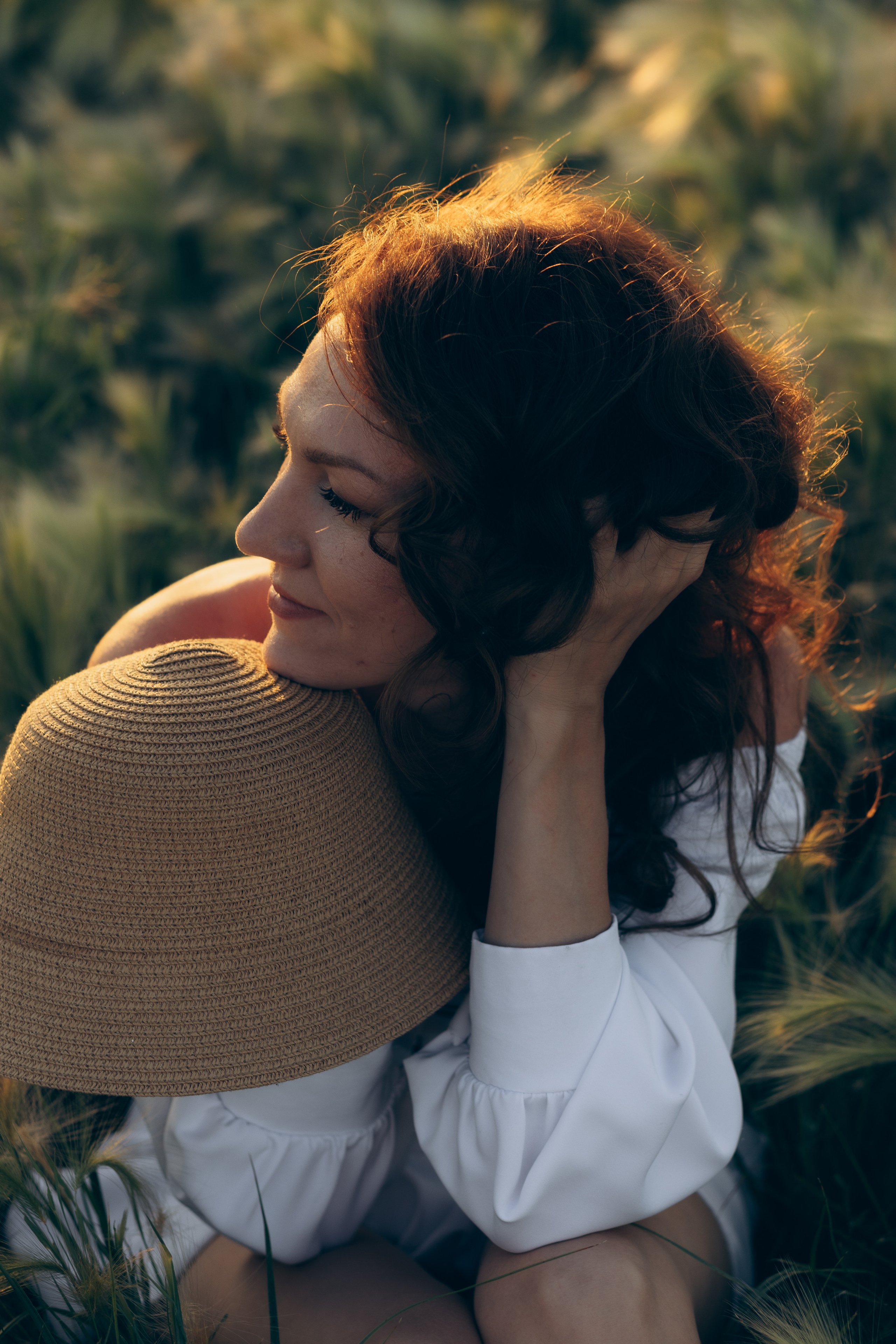 Юля в поле. Фотограф в Челябинске Снежана Резниченко