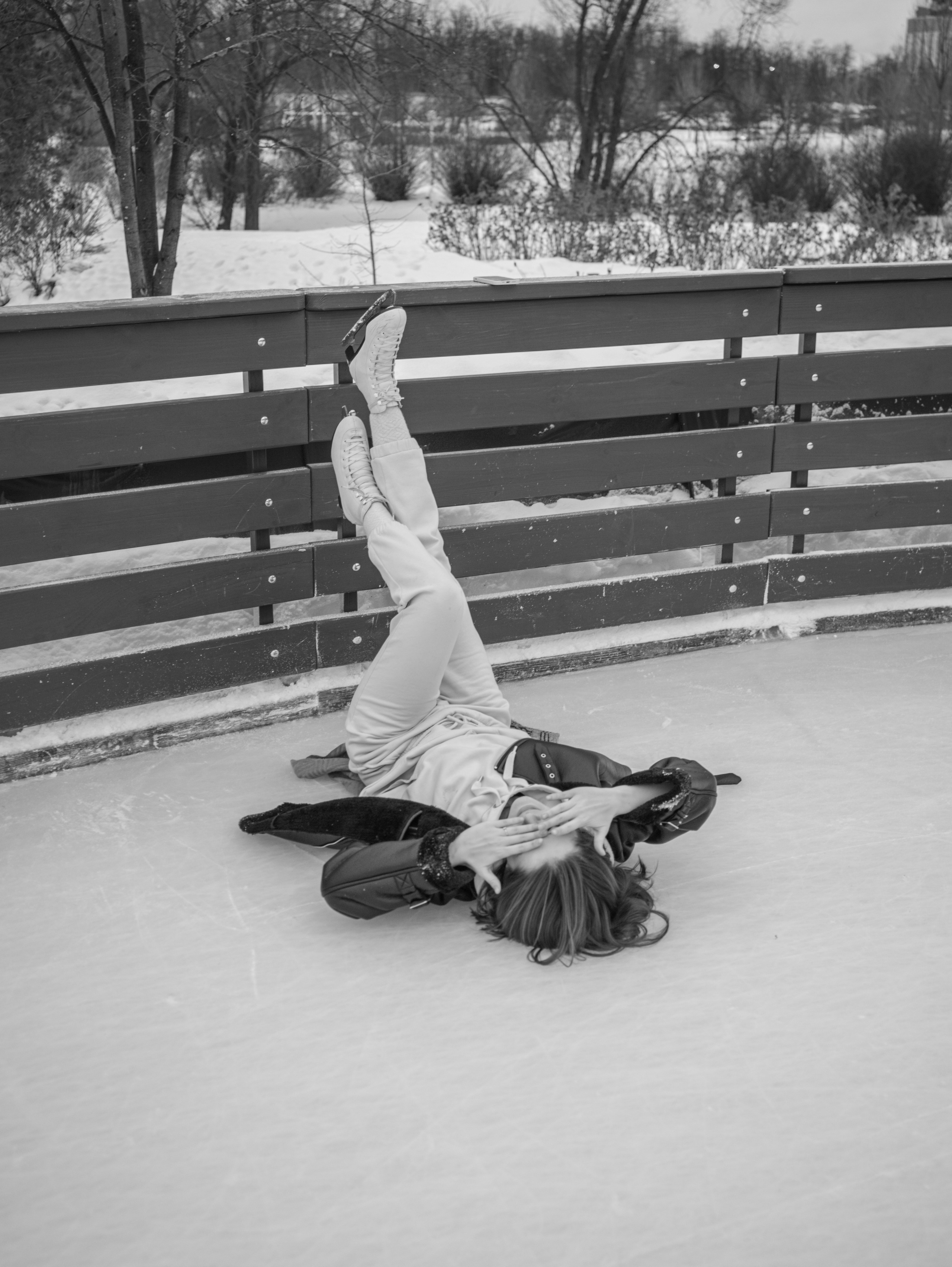 На катке. Свадебный и семейный фотограф в Москве Мила Широких