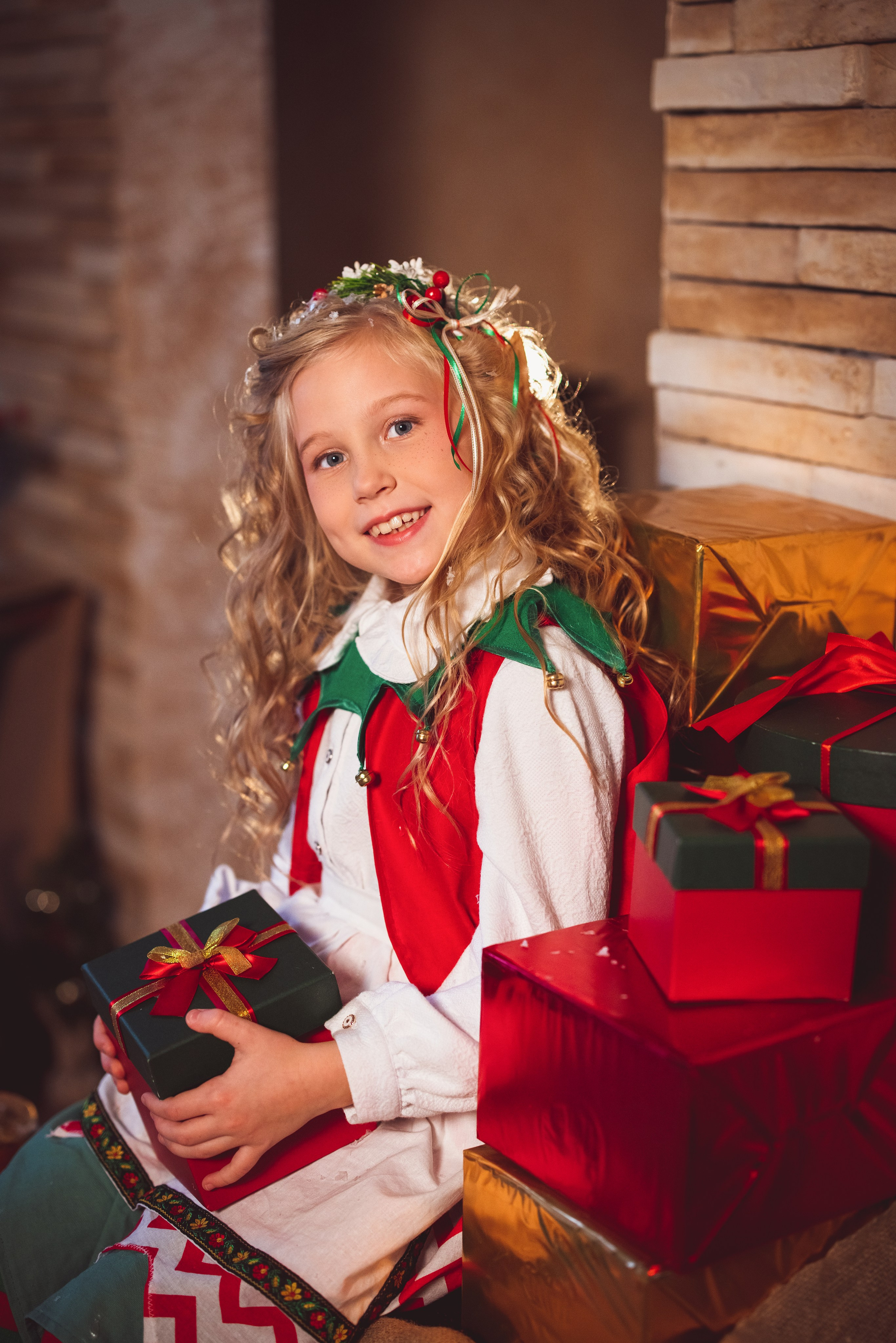 Новогодние ЭЛЬФЫ. Семейный и детский фотограф в Краснодаре Анна Трашкова