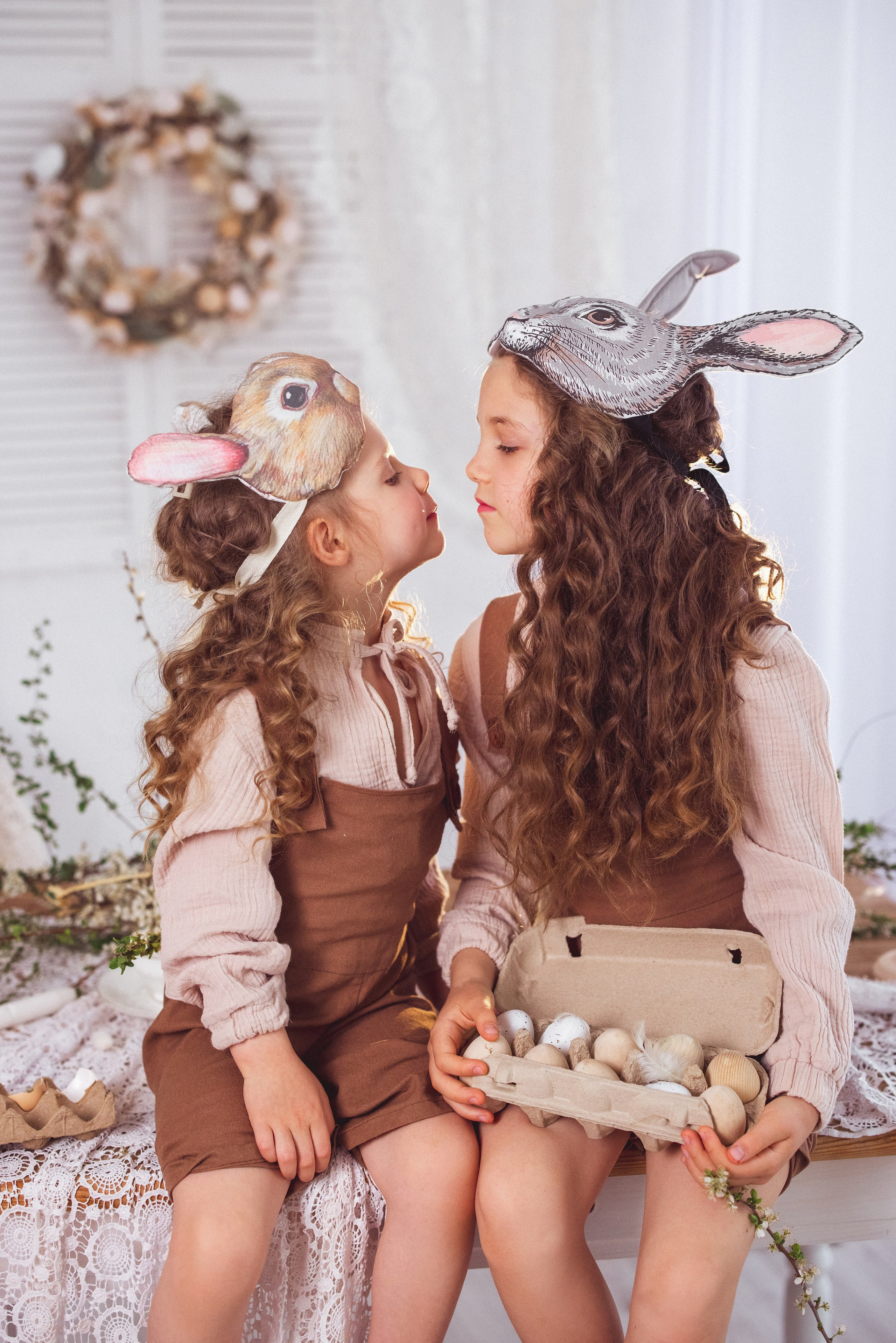 Детская фотосессия с утятами и кроликом. Семейный и детский фотограф в Краснодаре Анна Трашкова