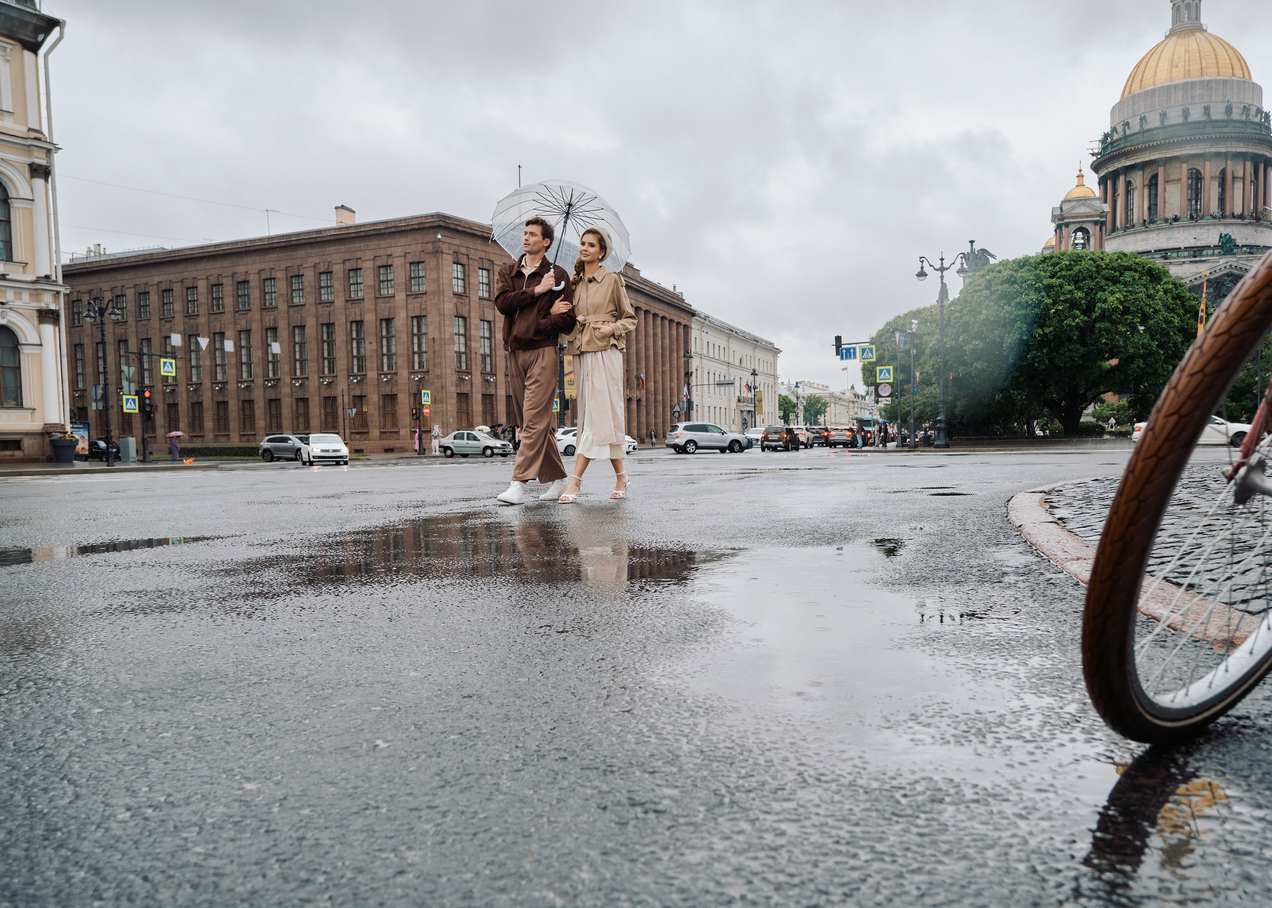 Лавстори прогулка в Петербурге. Портретный фотограф на новый год в Москве Виктория Колышева