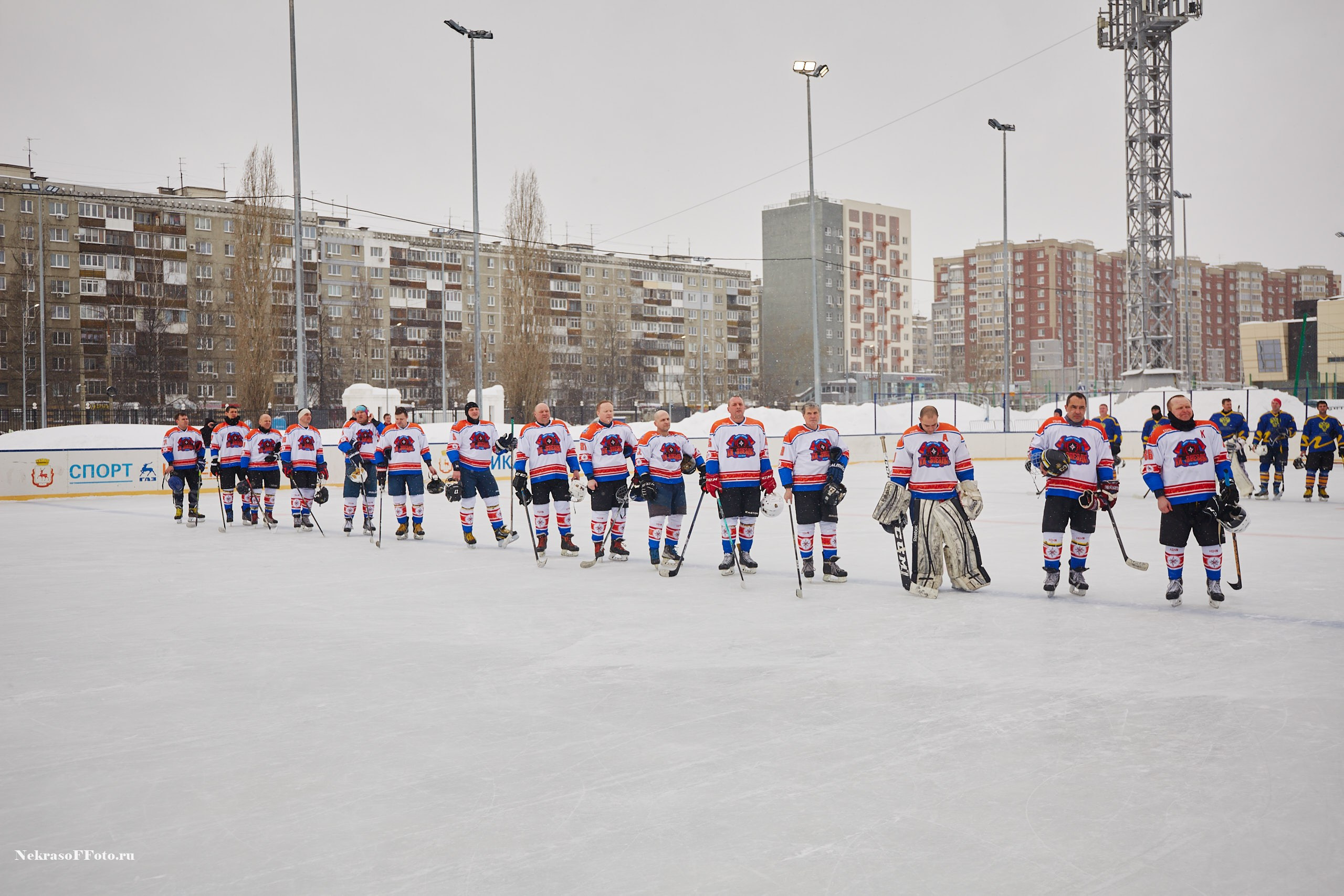 Турнир по хоккею «Русская классика» в рамках Офицерской хоккейной лиги. Спортивный фотограф Некрасов Денис