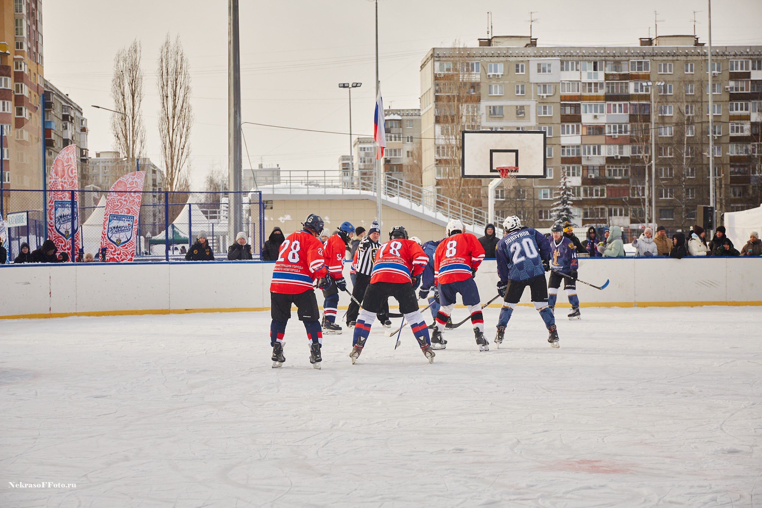 Турнир по хоккею «Русская классика» в рамках Офицерской хоккейной лиги. Спортивный фотограф Некрасов Денис