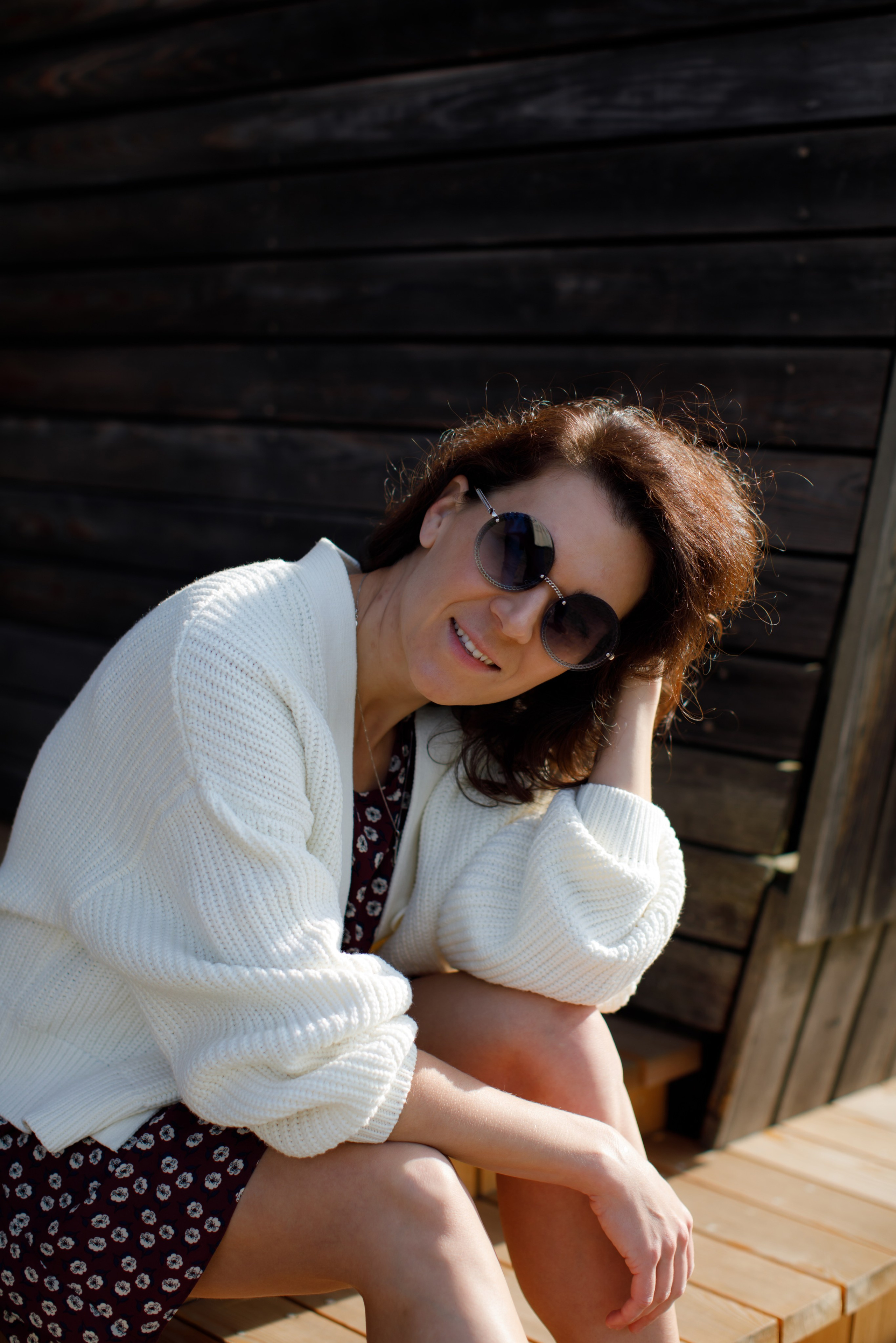 Когда лето встречается с осенью. Фотопрогулка с Дашей в загородном клубе. Портретный и семейный фотограф Юлия Герман