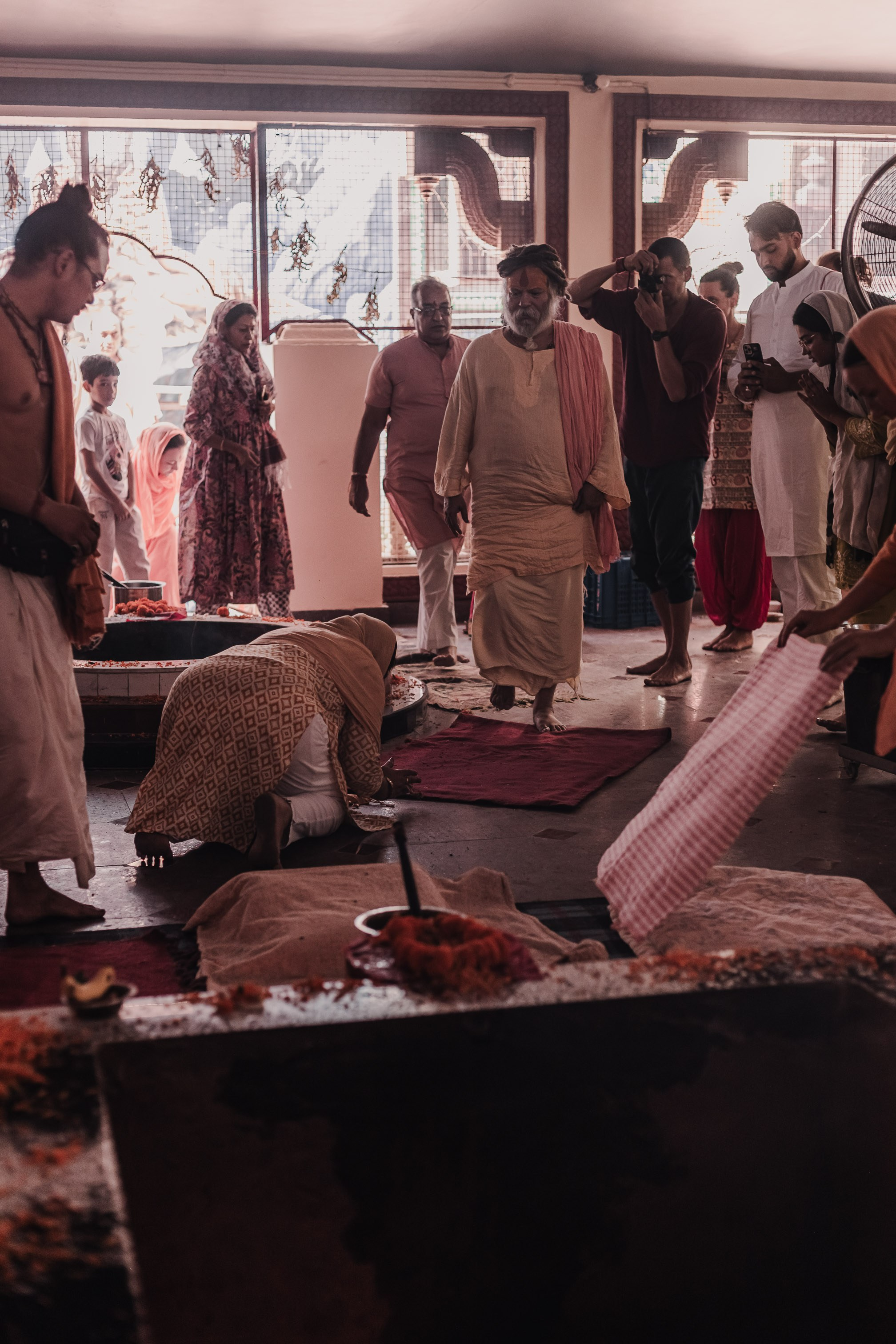 Navaratri yajna at Devraha Baba Ji ashram. Мариам Багдасарян