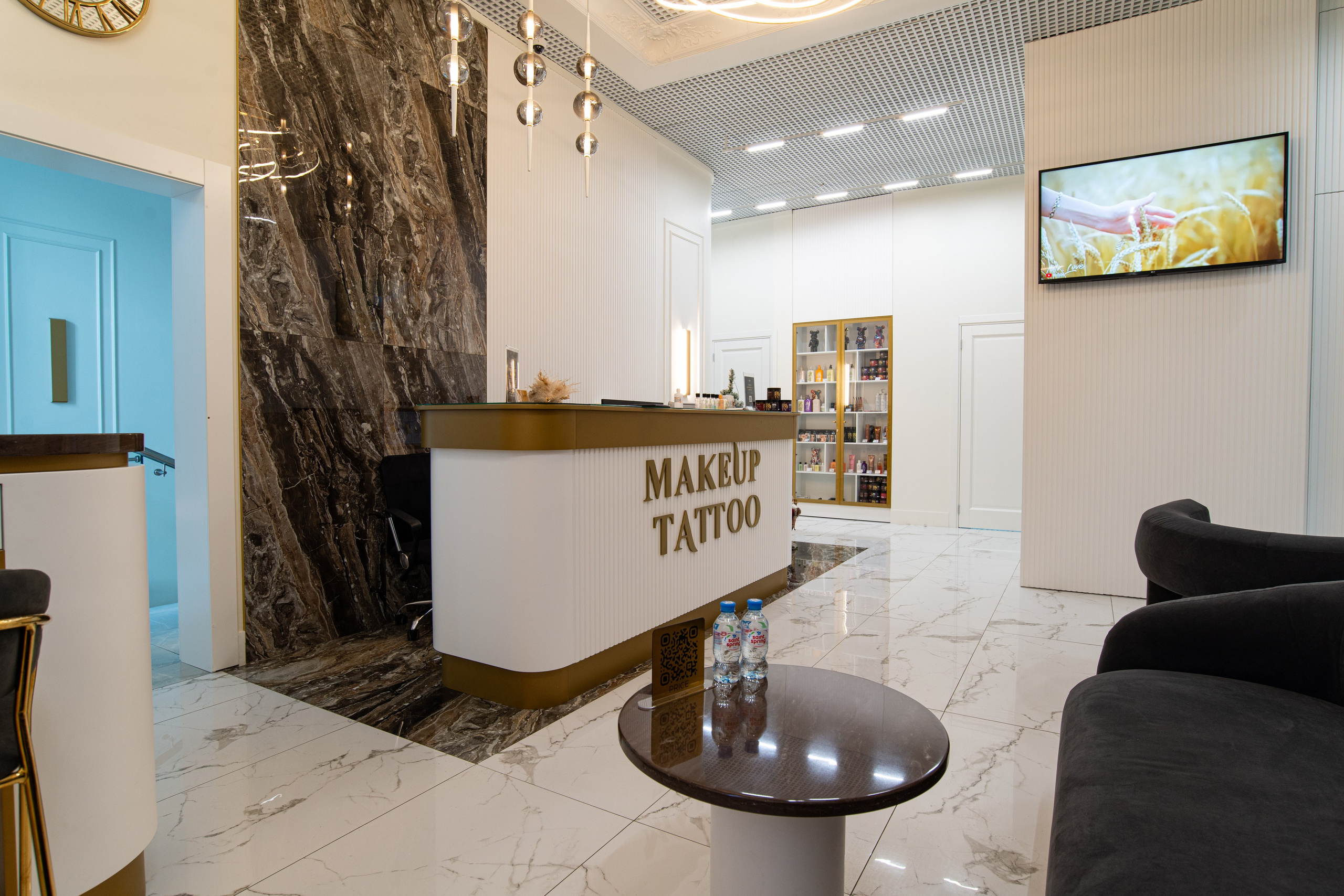Интерьерная съёмка салонов красоты Makeup Tattoo. Репортажный и персональный фотограф в Москве