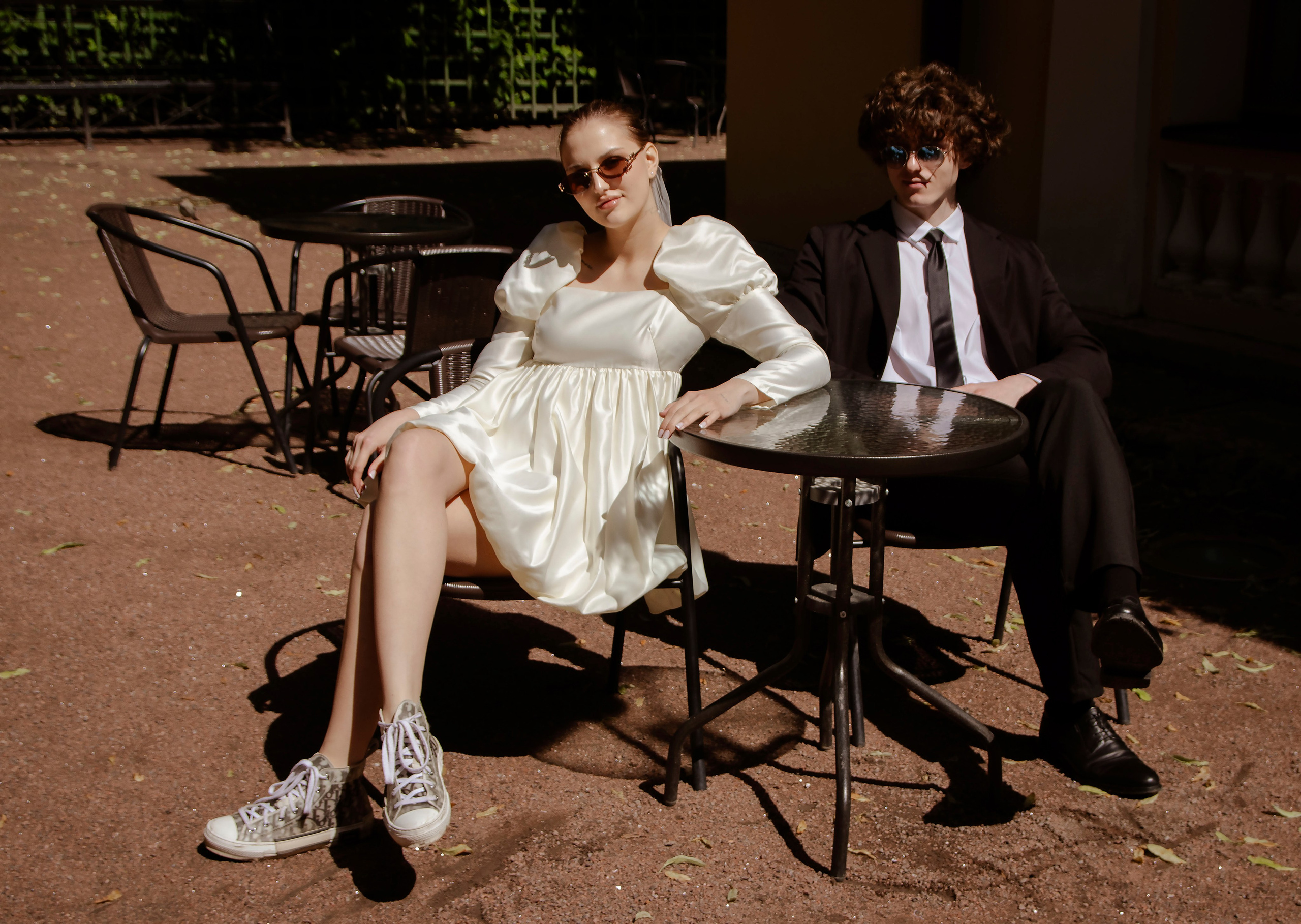 Свадебная прогулка в Летнем саду. Портретный фотограф в Санкт-Петербурге Савельева Ольга