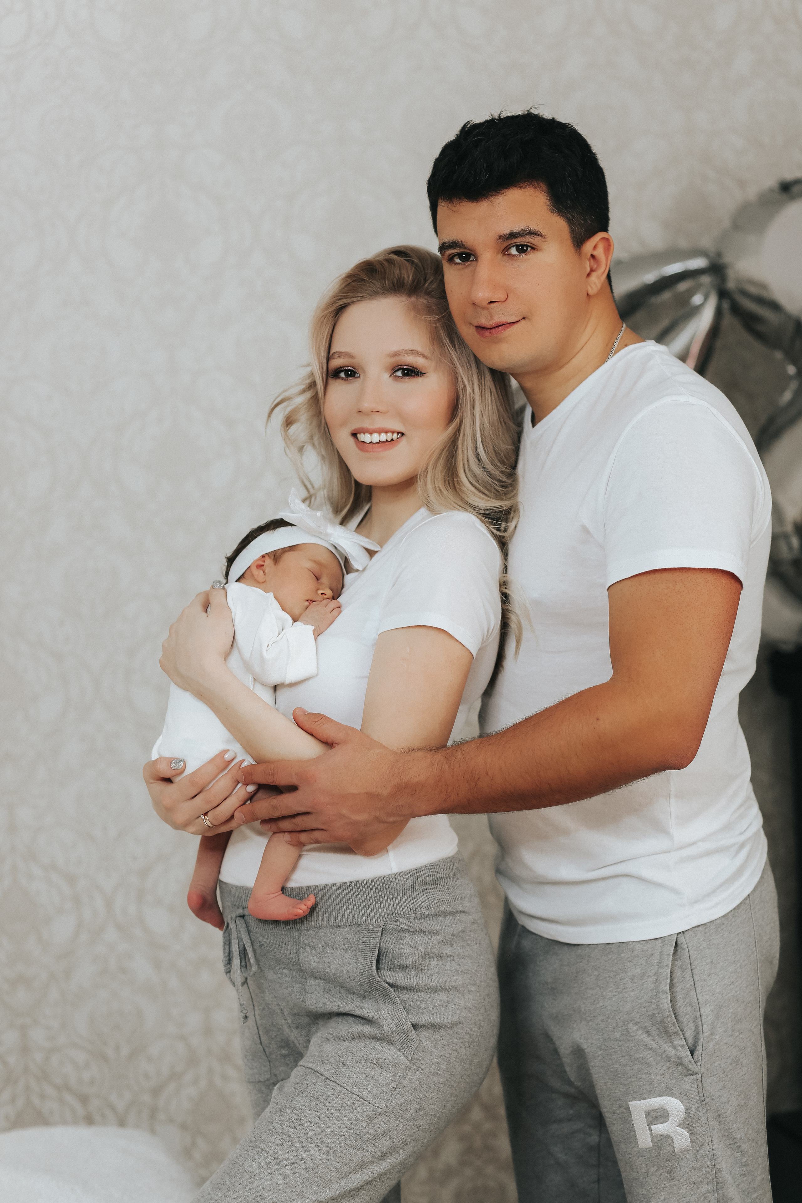 Домашняя фотосессия с новорожденным. Семейный и детский фотограф в Стерлитамаке Разина Рахмангулова