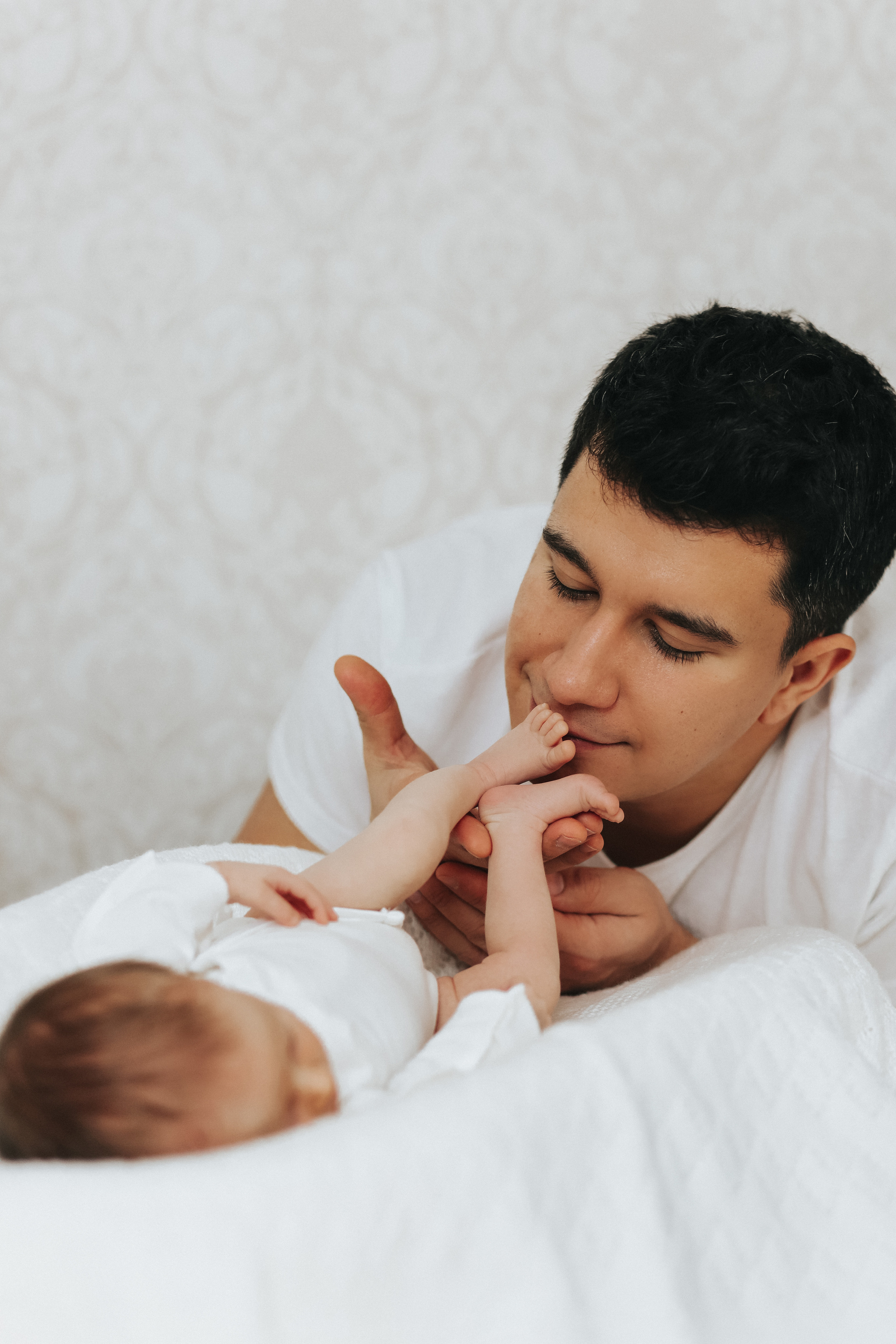 Домашняя фотосессия с новорожденным. Семейный и детский фотограф в Стерлитамаке Разина Рахмангулова