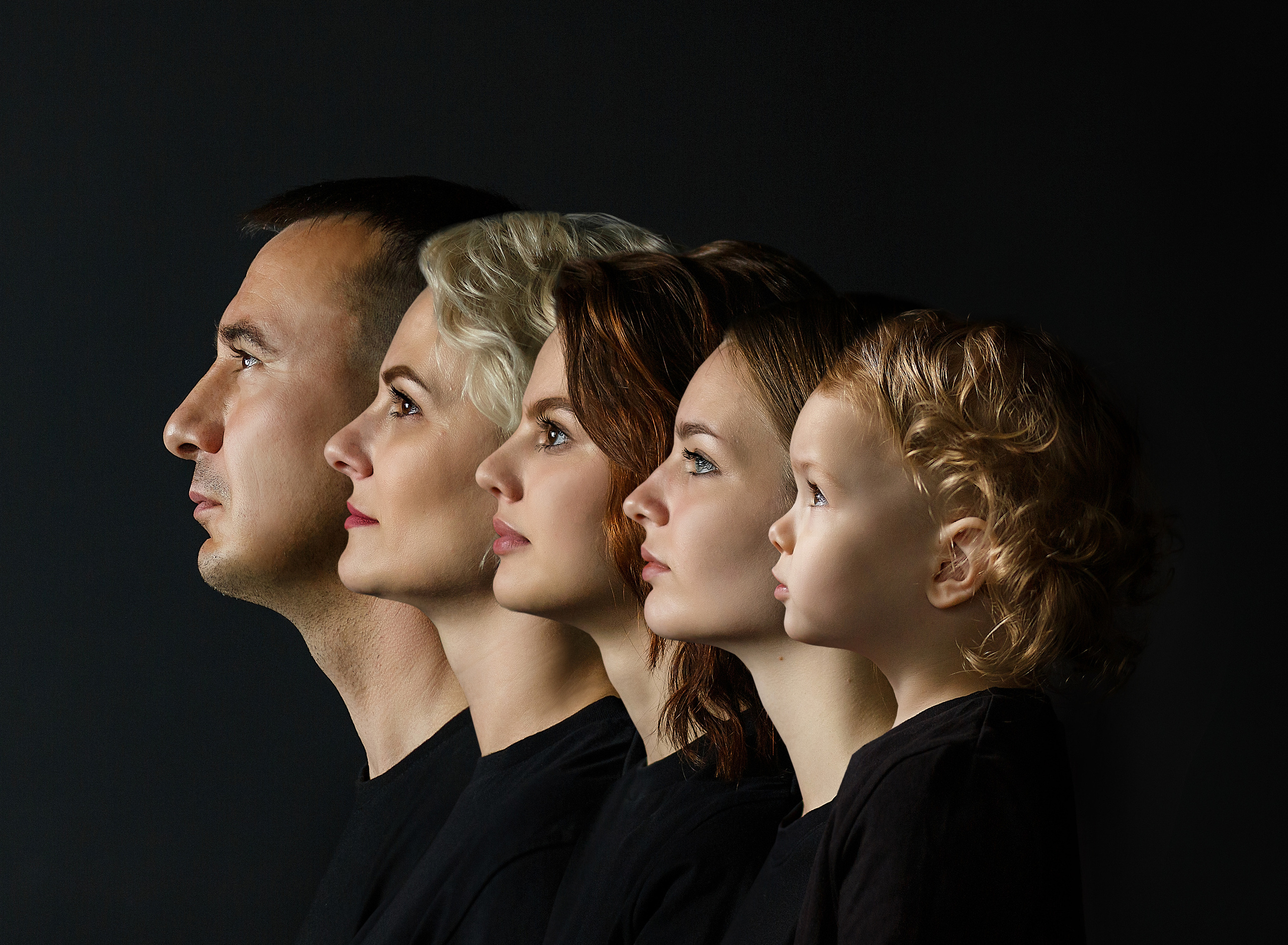 Семейный трендовый портрет. Семейный и детский фотограф в Стерлитамаке Разина Рахмангулова