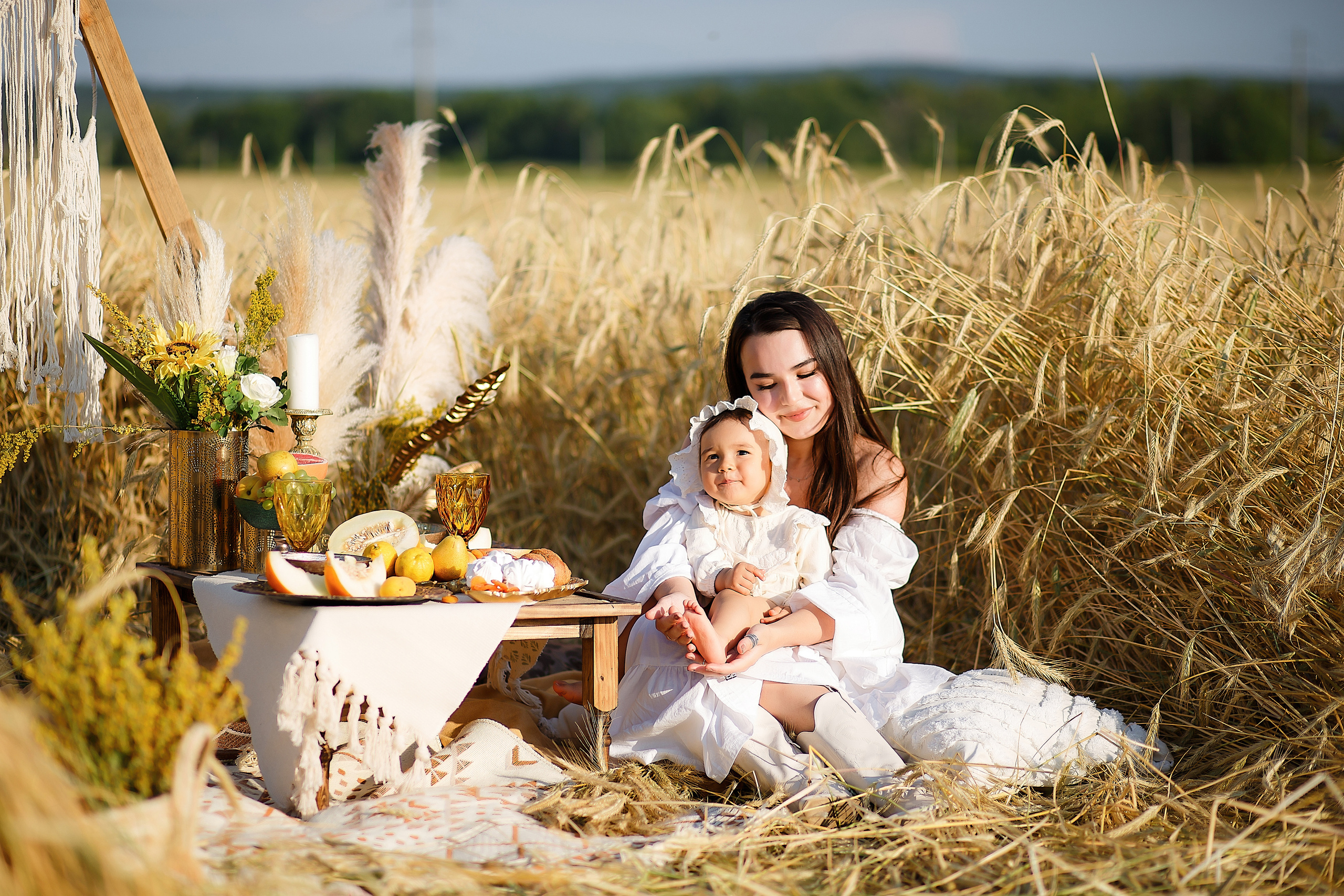 Фотосессия в стиле бохо на природе. Семейный и детский фотограф в Стерлитамаке Разина Рахмангулова