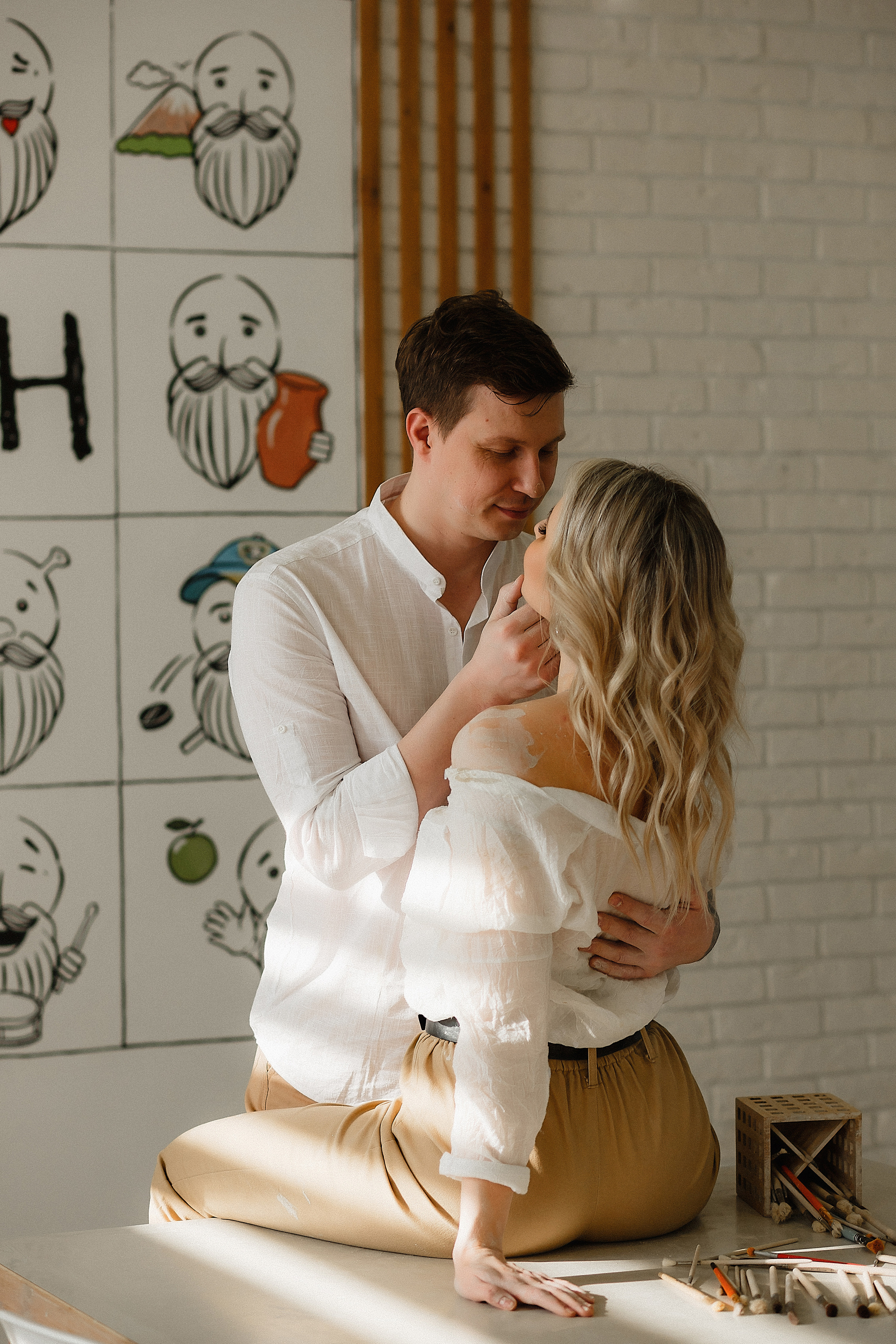 Фотосессия пары в гончарной мастерской. Семейный и детский фотограф в Стерлитамаке Разина Рахмангулова