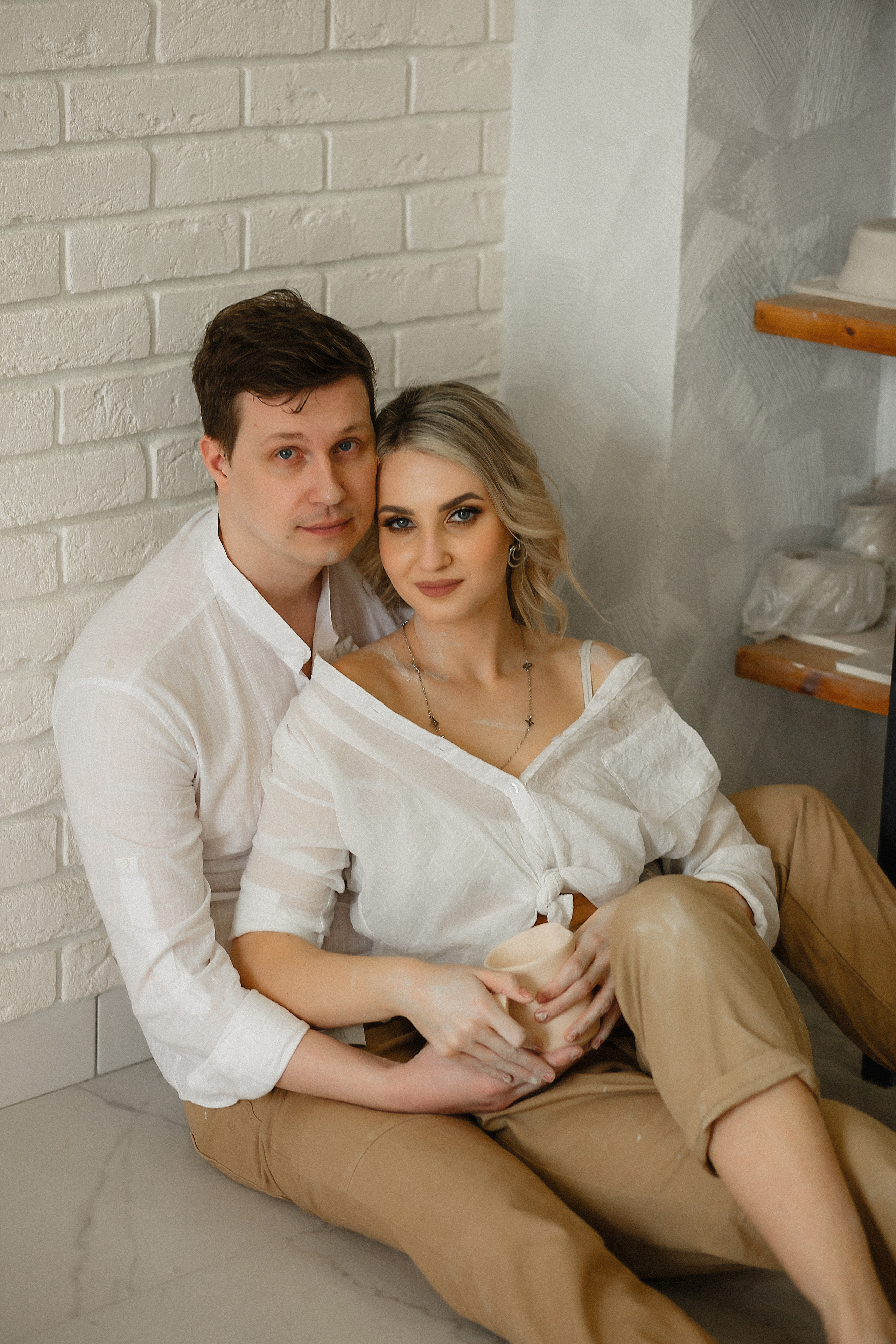 Фотосессия пары в гончарной мастерской. Семейный и детский фотограф в Стерлитамаке Разина Рахмангулова