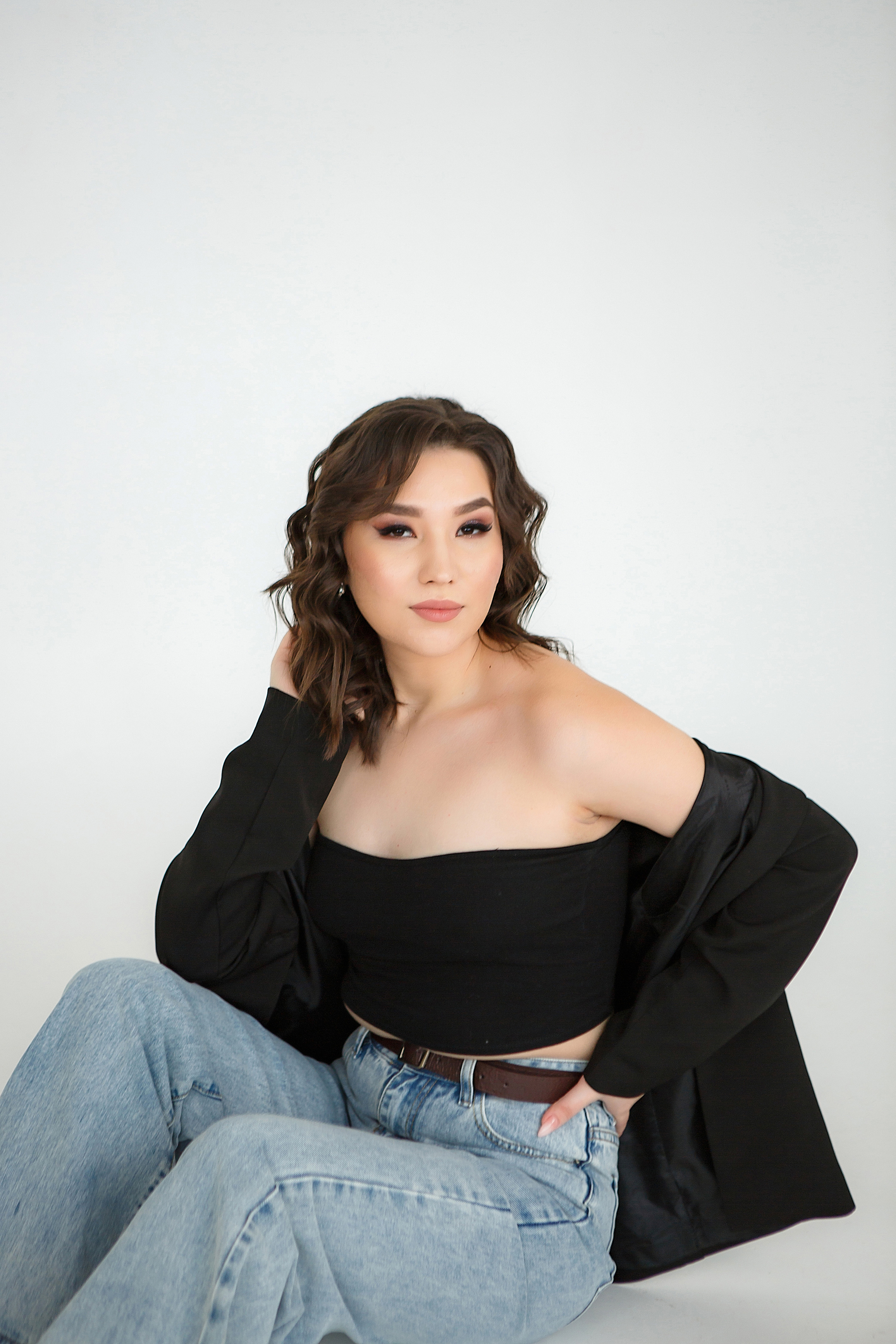 Женский портрет в студии. Семейный и детский фотограф в Стерлитамаке Разина Рахмангулова