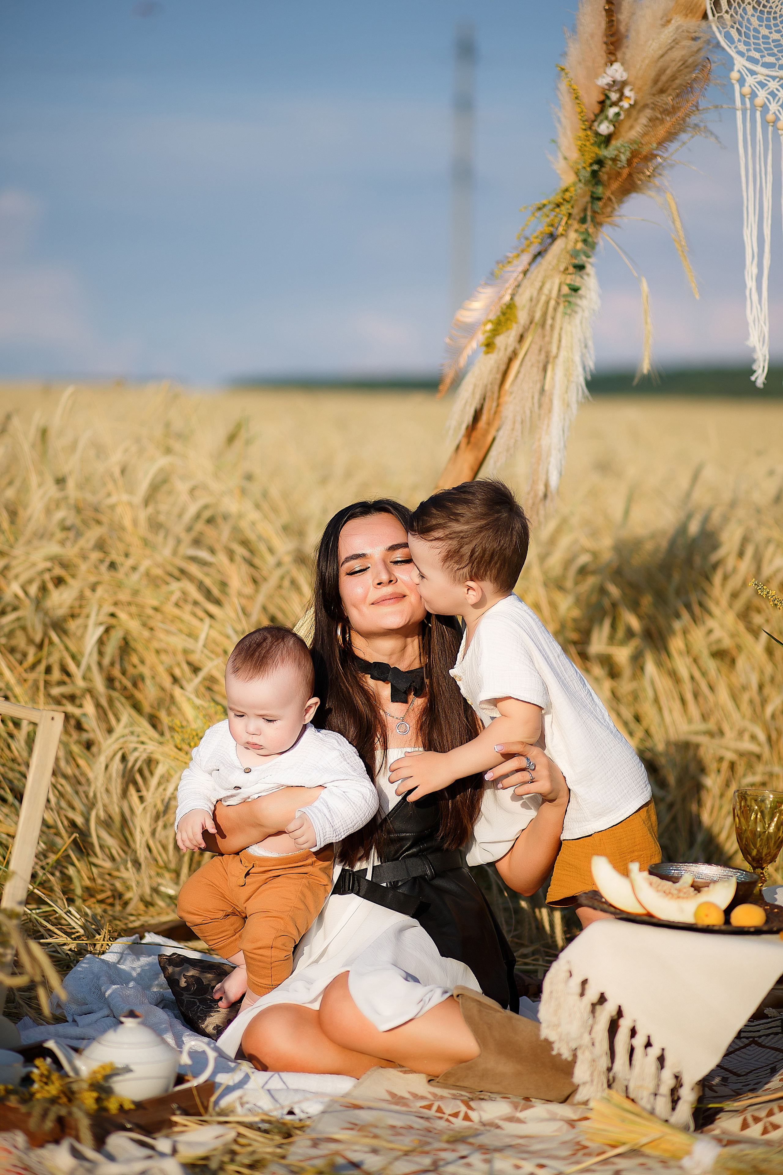 Фотосессия в стиле бохо на природе. Семейный и детский фотограф в Стерлитамаке Разина Рахмангулова